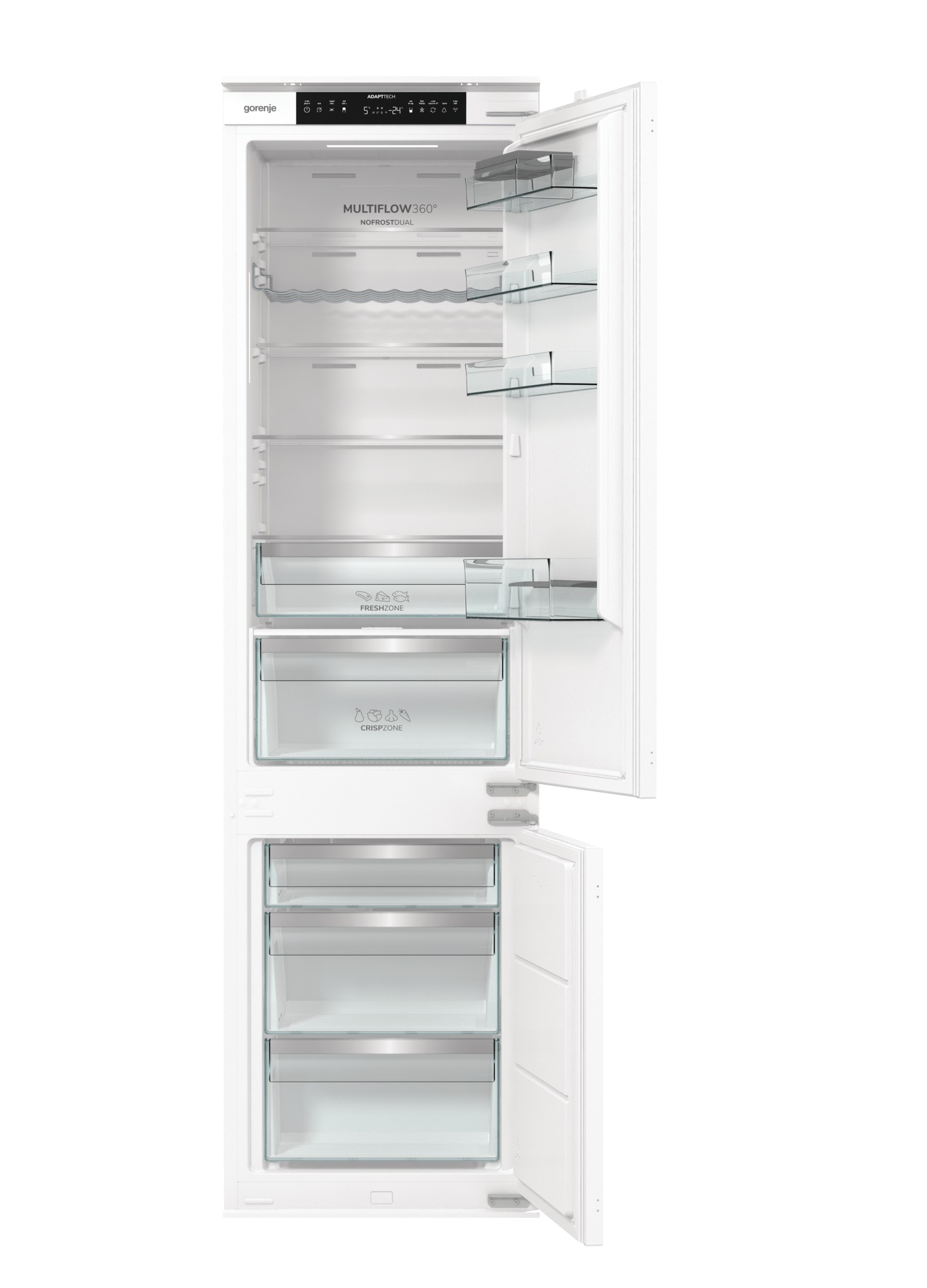 GORENJE Einbaukühlgefrierkombination »NRKI519D61WF« 193,2 cm hoch 54 cm breit