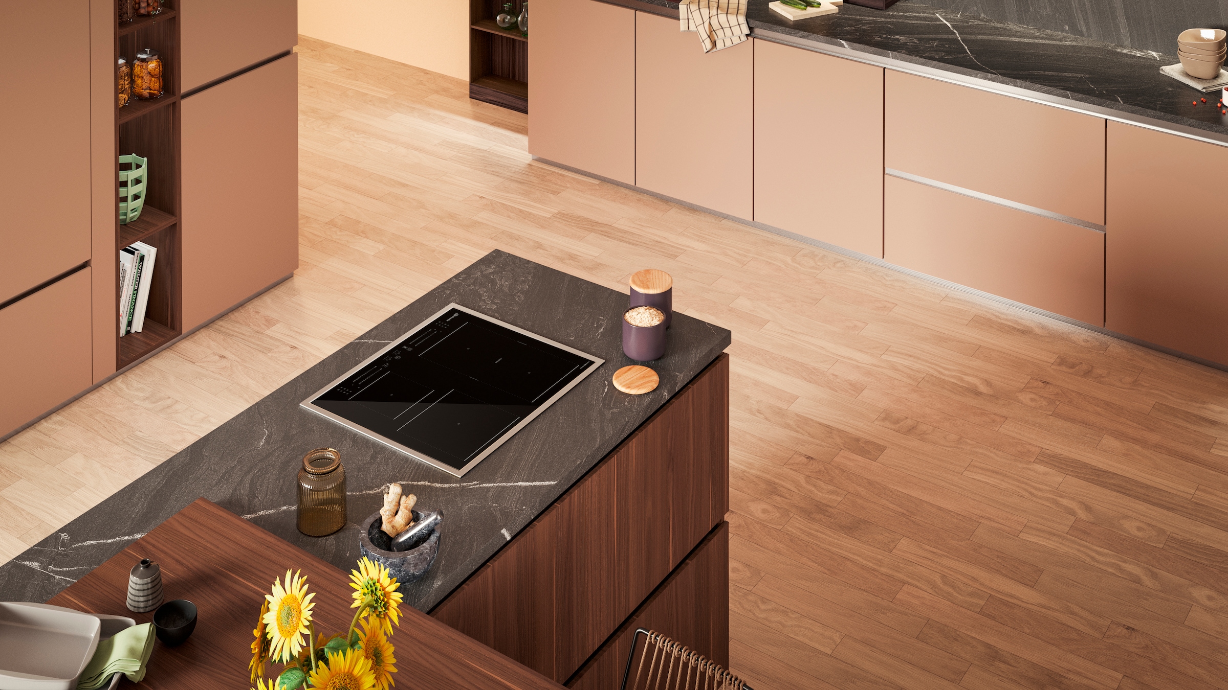 BAUKNECHT Flex-Induktions-Kochfeld »BS 5760C CPFT«, CleanProtect – mühelose Reinigung nur mit Wasser