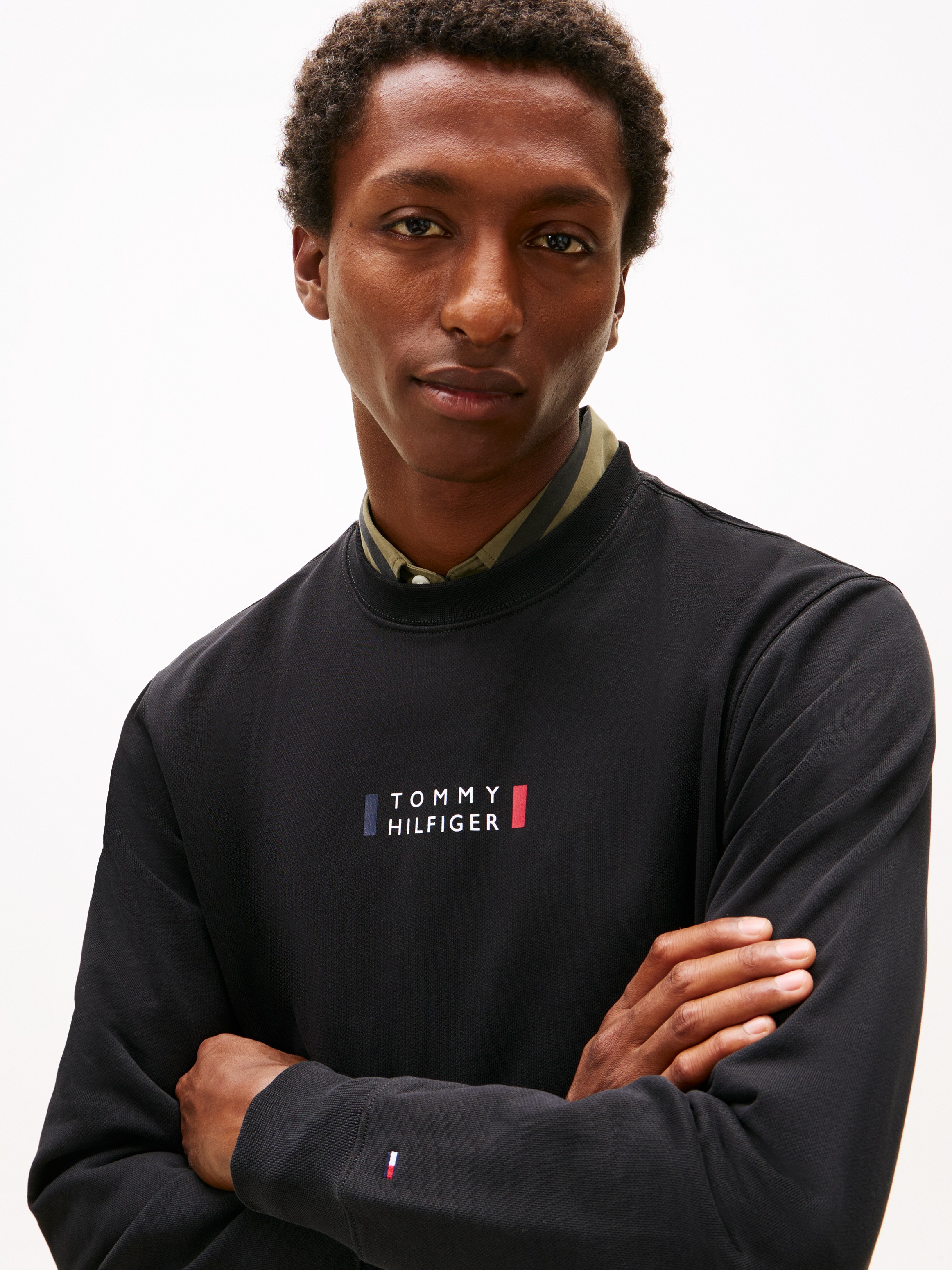 Tommy Hilfiger Sweatshirt »BRAND LOVE«, regular fit, Rundhals
