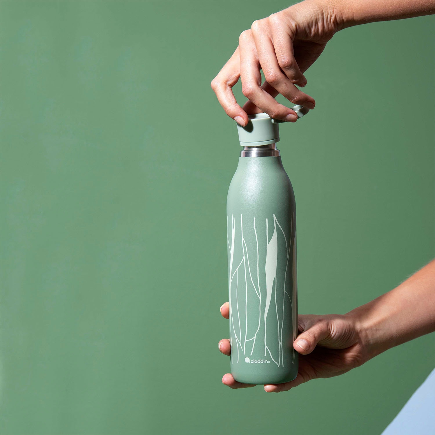 aladdin Trinkflasche »City Loop«, Edelstahl, 600 ml