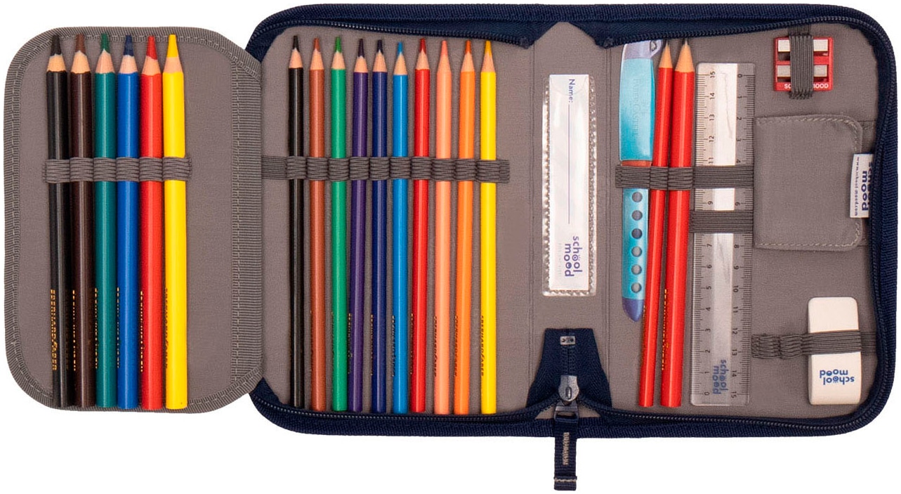 SCHOOL-MOOD® Schulranzen »Champion Maxx Pro«, retroreflektierende Flächen, mit LED-Patchy