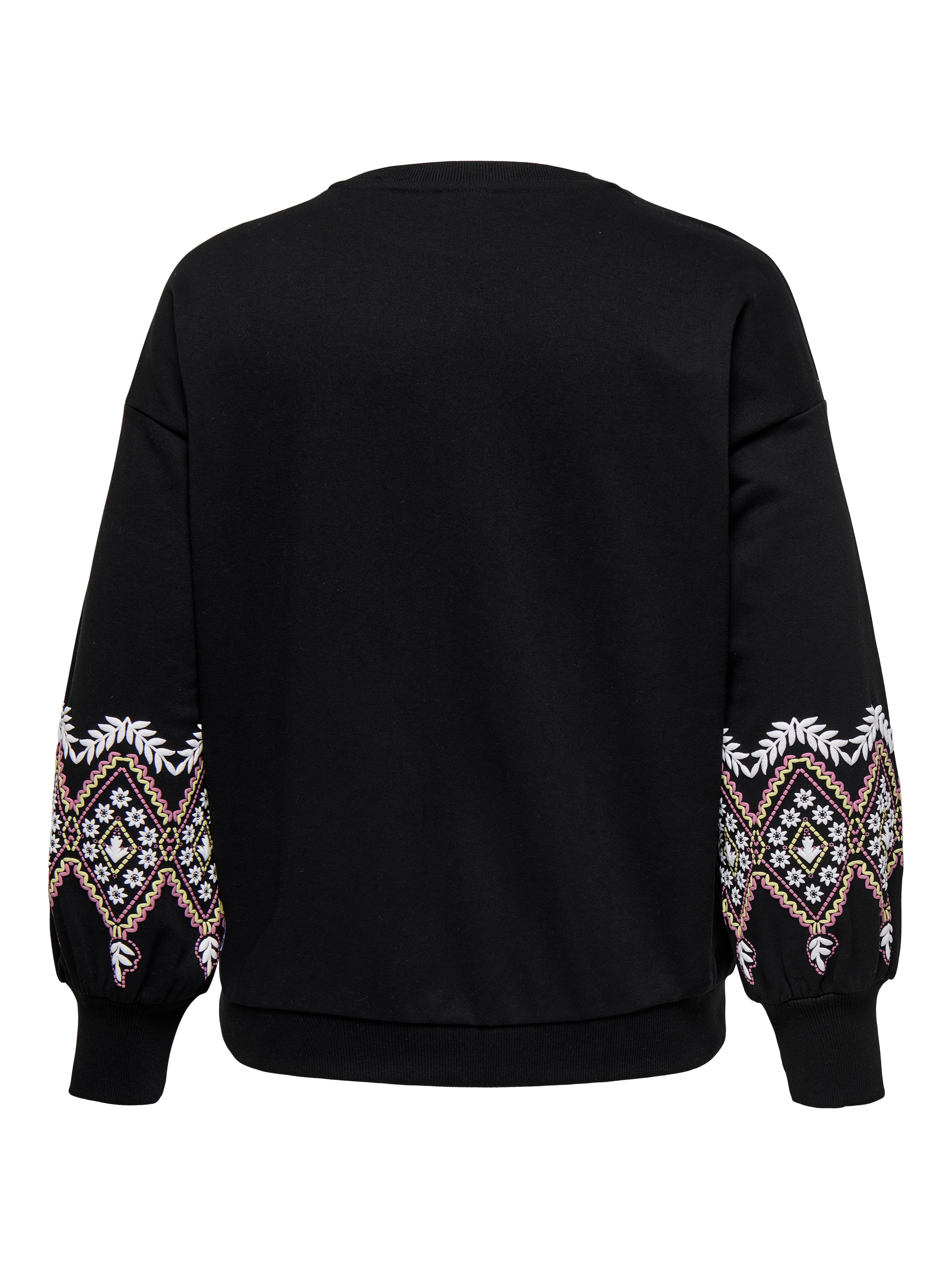 ONLY CARMAKOMA Sweatshirt »CARBROOKE L/S O-NECK PRINT SWT JRS NOOS«, Baumwollmischung, regular fit
