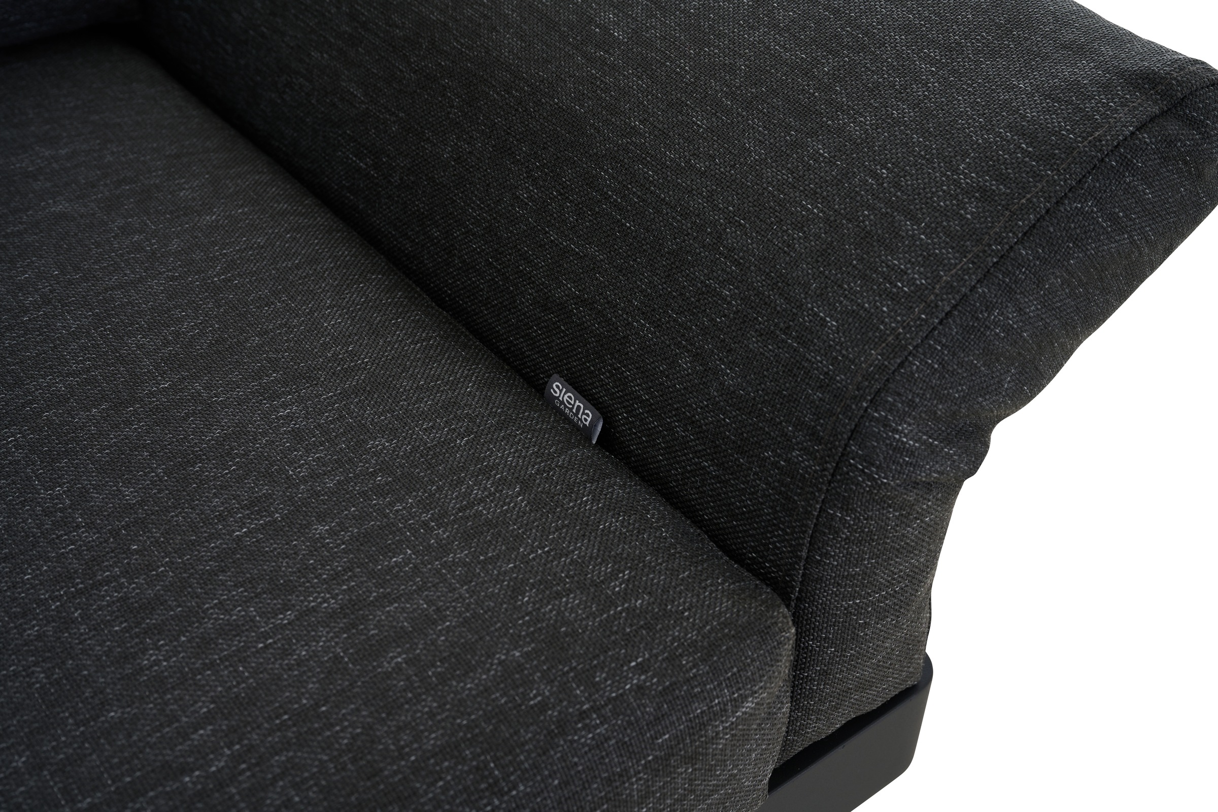 Siena Garden Loungeset »WESTON« Set, 3 tlg. aus Aluminium, inkl. Sitz- und Rückenkissen in mix anthrazit