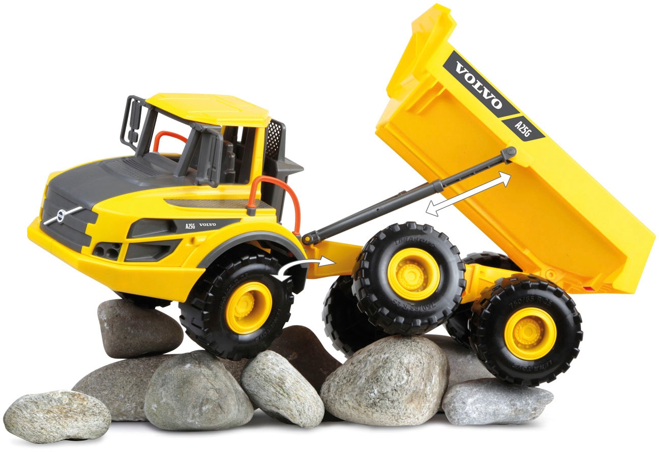 Lena® Spielzeug-Kipper »WORXX Knickgelenkkipper Volvo A25G« Made in Europe
