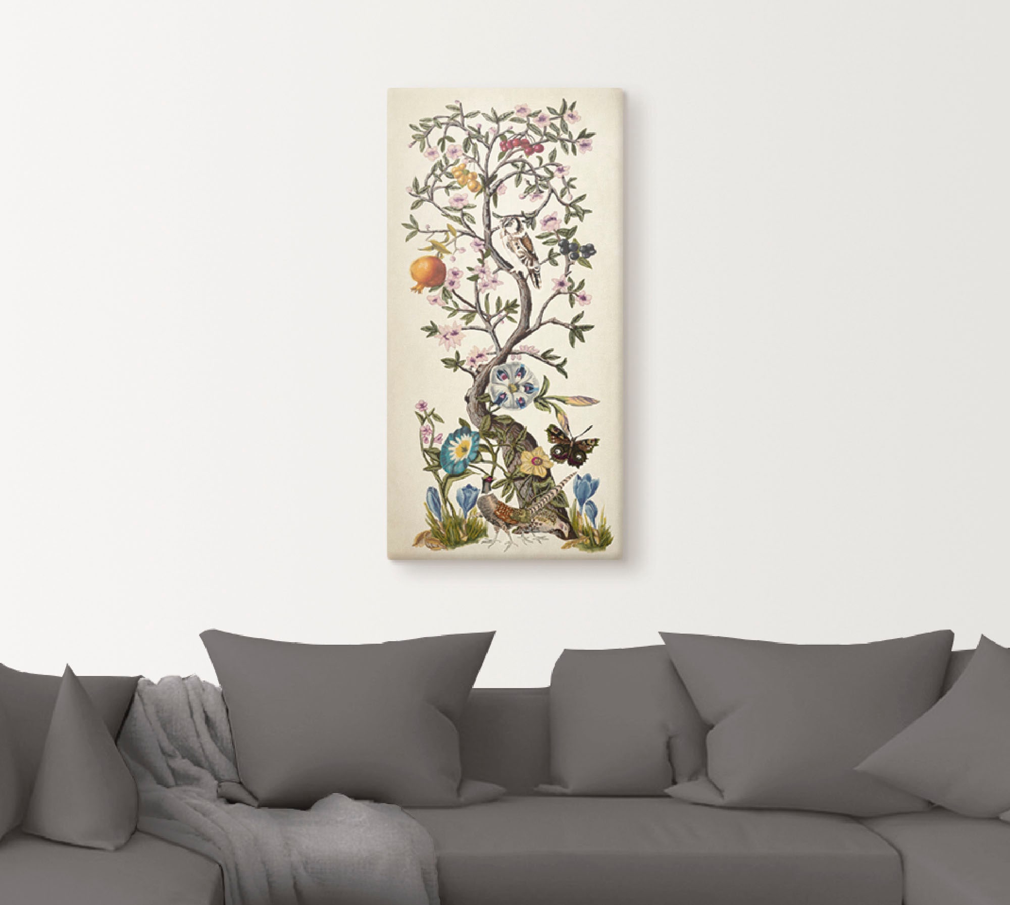 Artland Leinwandbild »Chinoiserie Natur I« Pflanzen 1 Stk. tlg. als Alubild, Outdoorbild, Leinwandbild, Poster in verschied. Größen