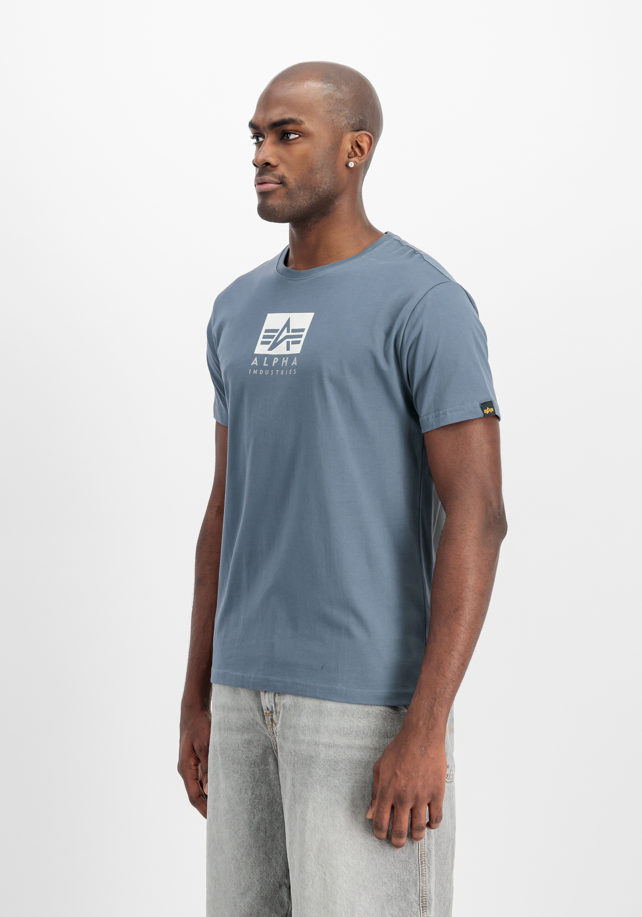 Alpha Industries T-Shirt »Alpha Industries Men - T-Shirts Satin Logo T-Shirt«