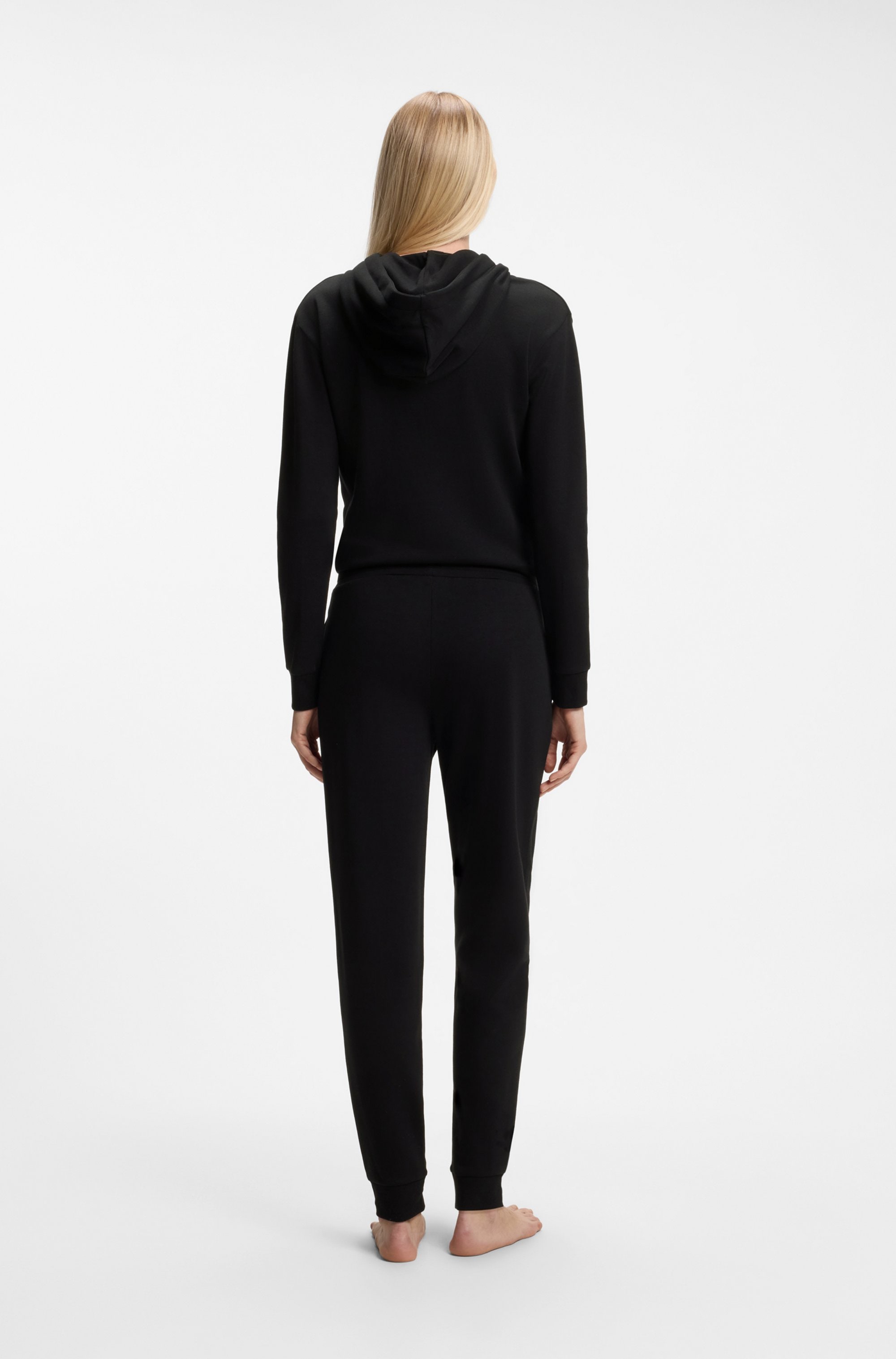 BOSS Relaxhose »CP Stripe_Pants Cuff«  mit kontrastfarbener Kordel
