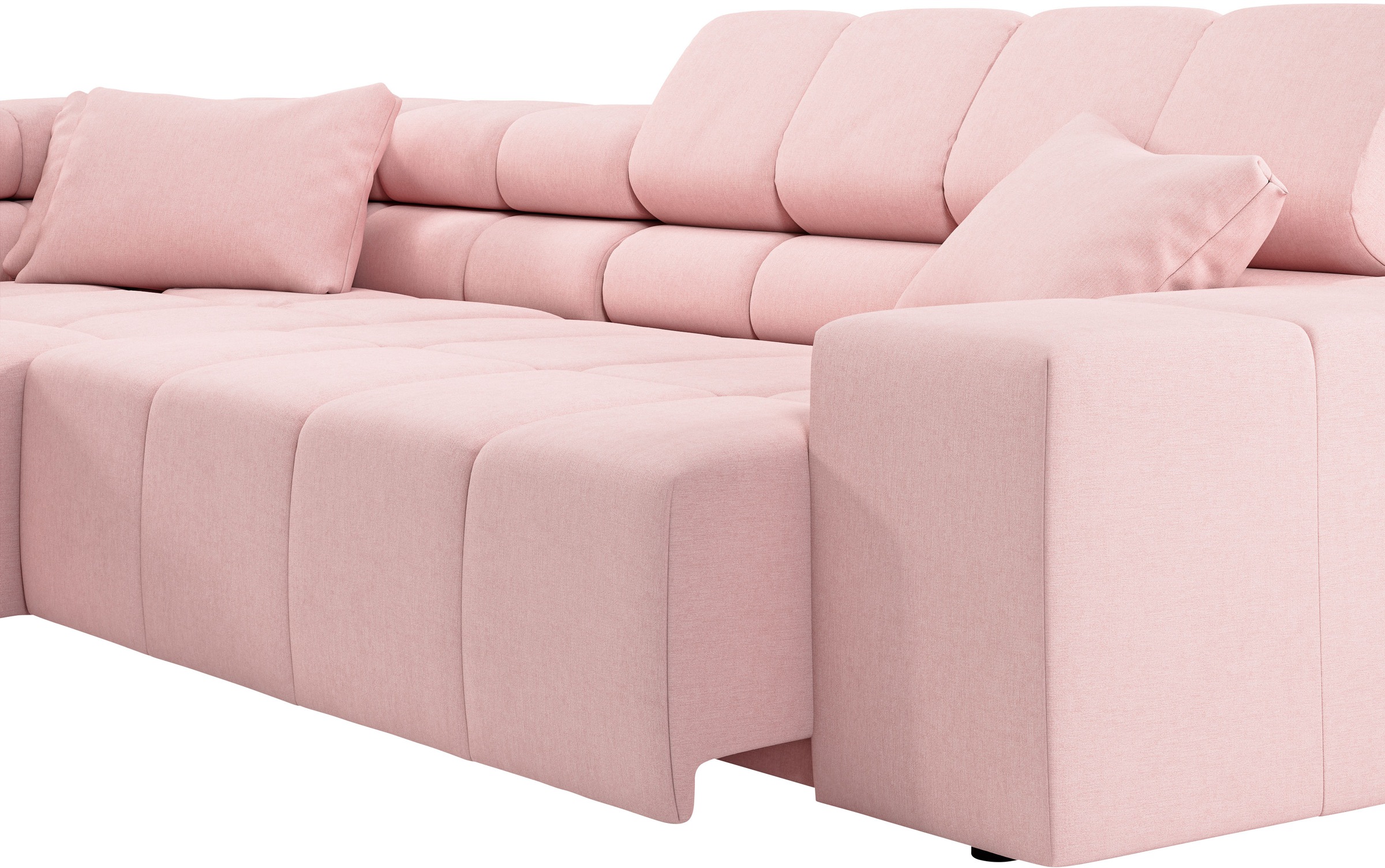 INOSIGN Ecksofa »Ancona incl. Kopfteilverstellung, OTTOs Choice, Breite 319cm, L-Form«, wahlweise motorische Sitztiefenverstellung, auch in Cord + Easy Care