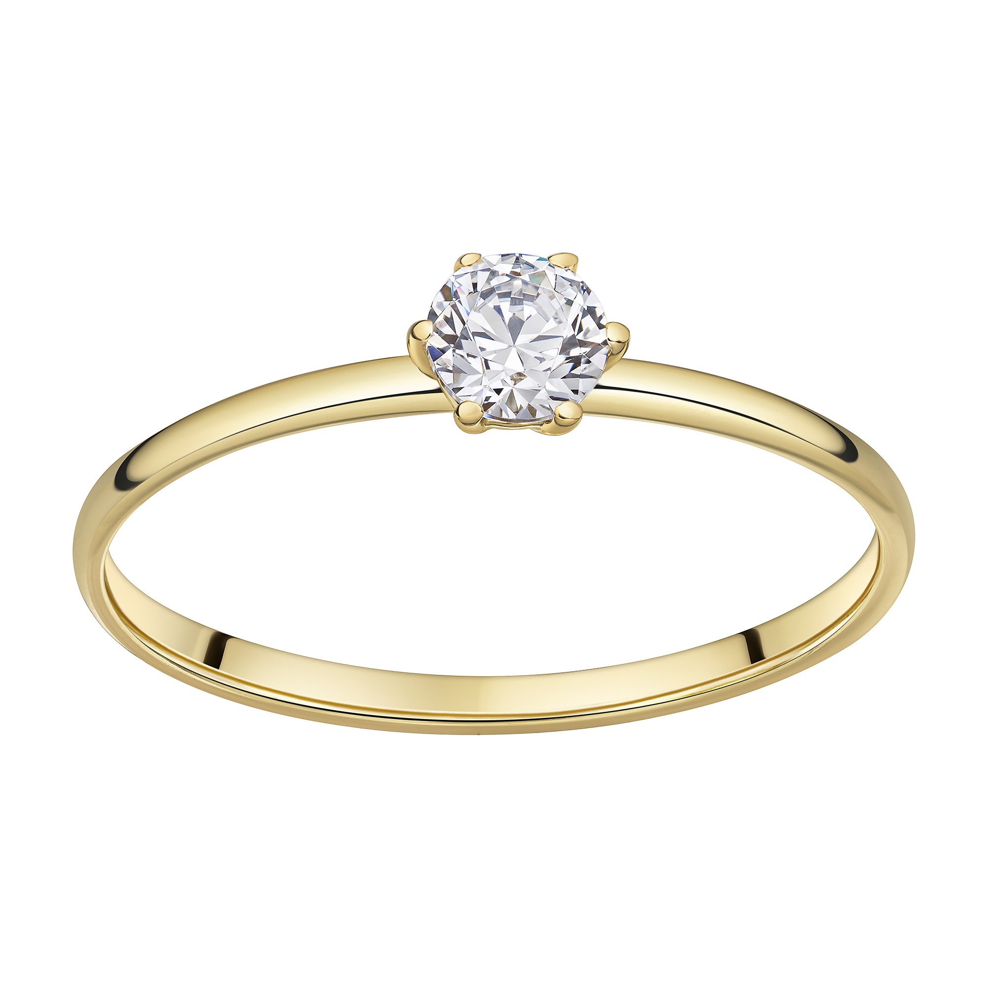 CELESTA Fingerring »375/- Gelbgold Zirkonia«