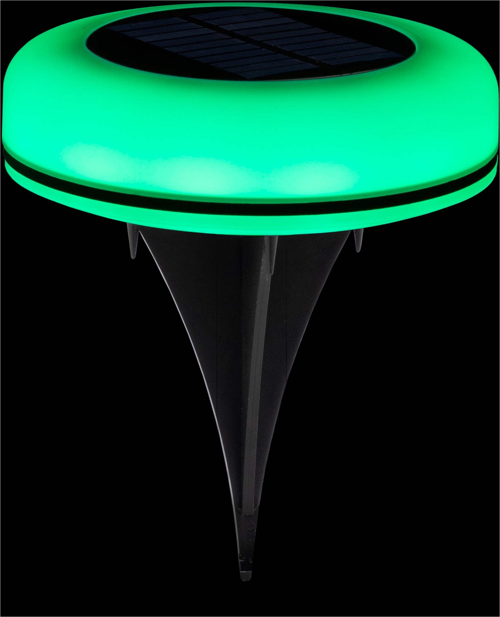 LUXFORM Gartenleuchte »Luxform Solar Leshy« LED-Modul 1 Stk. Warmweiß RGB-G günstig online kaufen