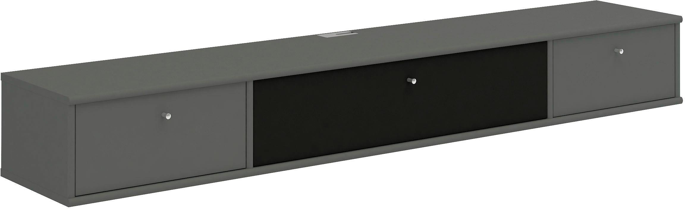 Hammel Furniture TV-Board »Mistral Fernsehschrank, Medienmöbel, Hängend«, mit Klappe mit Akustikstoff, Kabeldurchführung, Lowboard, B: 177 cm