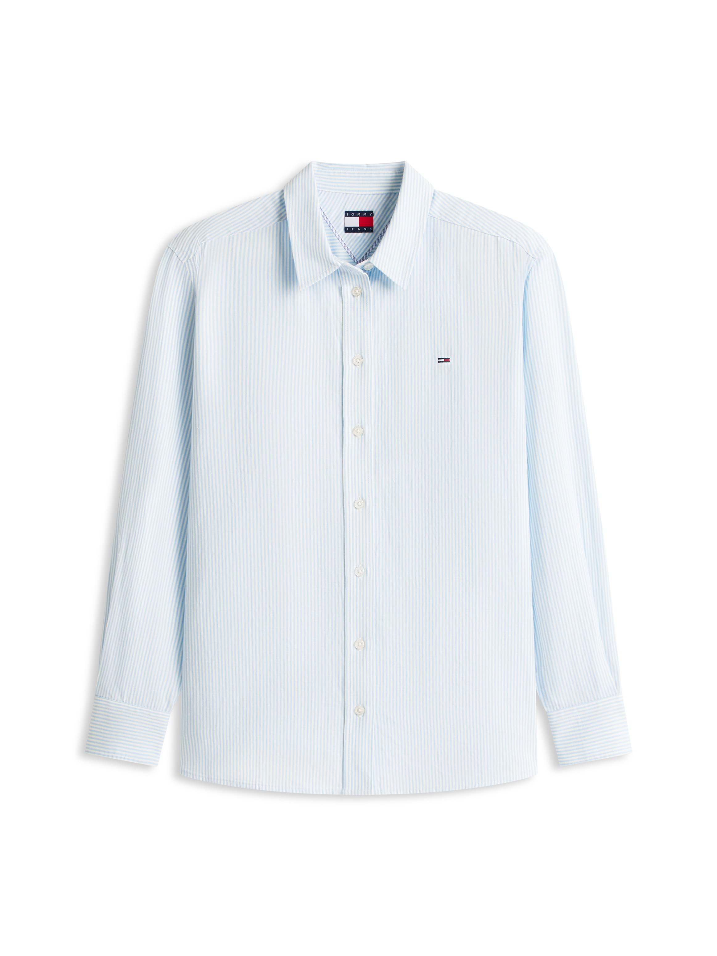 Tommy Jeans Hemdbluse »TJW RLX LINEN SHIRT« mit zeitlosem Design, Leinen-Mix, Relaxed Fit