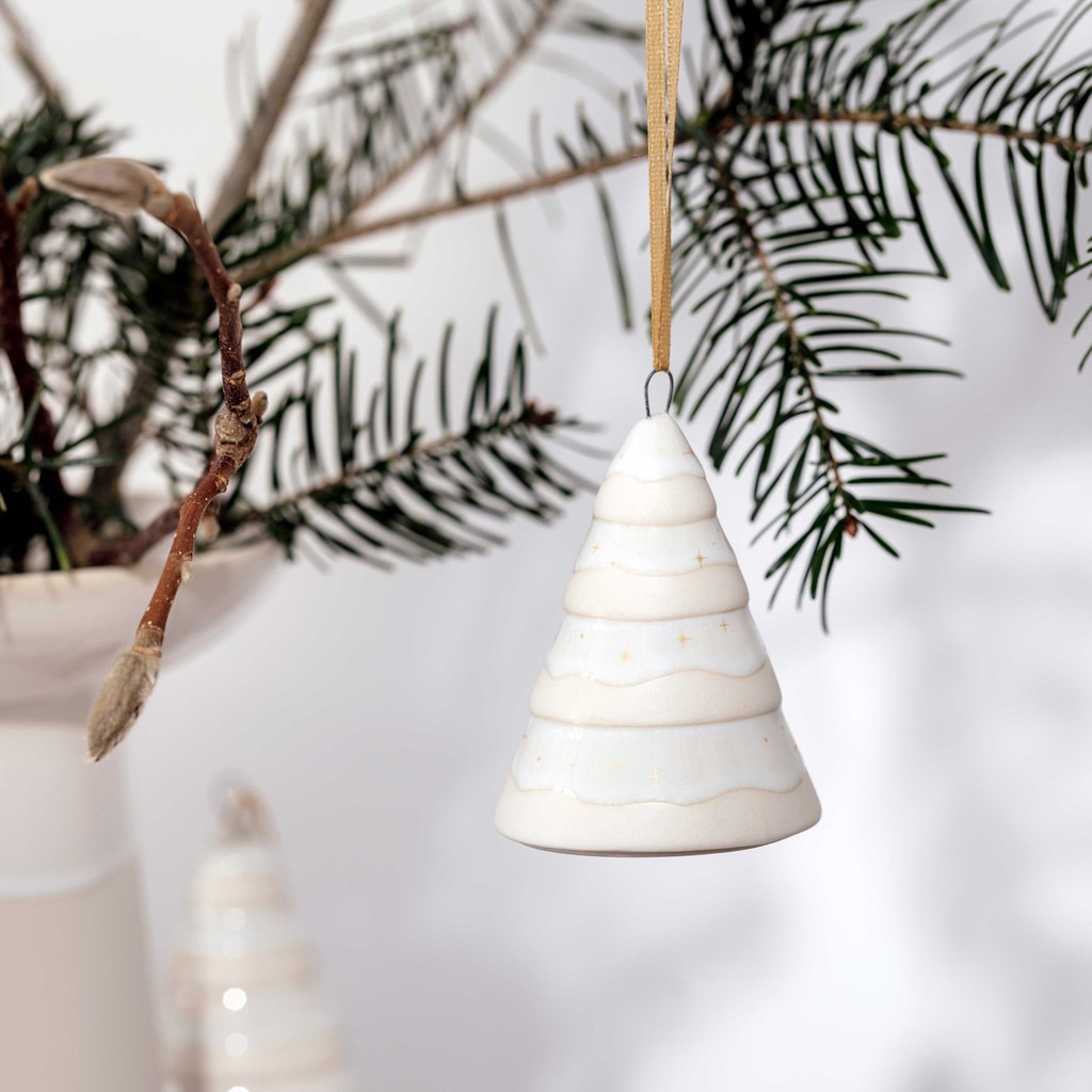like. by Villeroy & Boch Weihnachtsfigur »Ornament Tannenbaum Winter Glow beige«