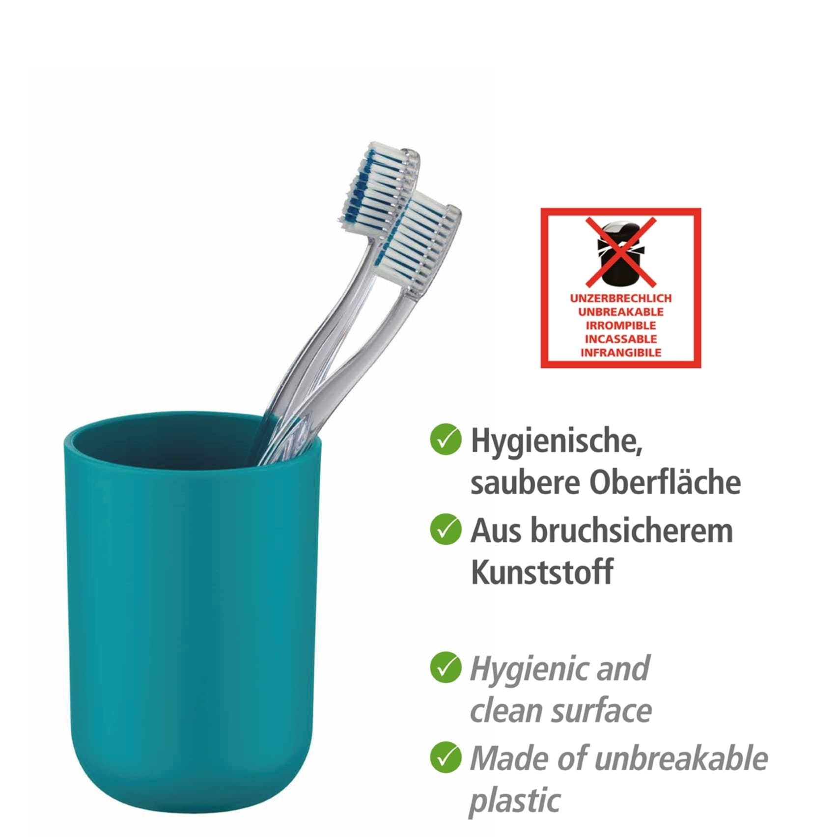 WENKO Badaccessoire-Set »Brasil« Seifenspender, Zahnputzbecher, WC-Garnitur & Kosmetikeimer