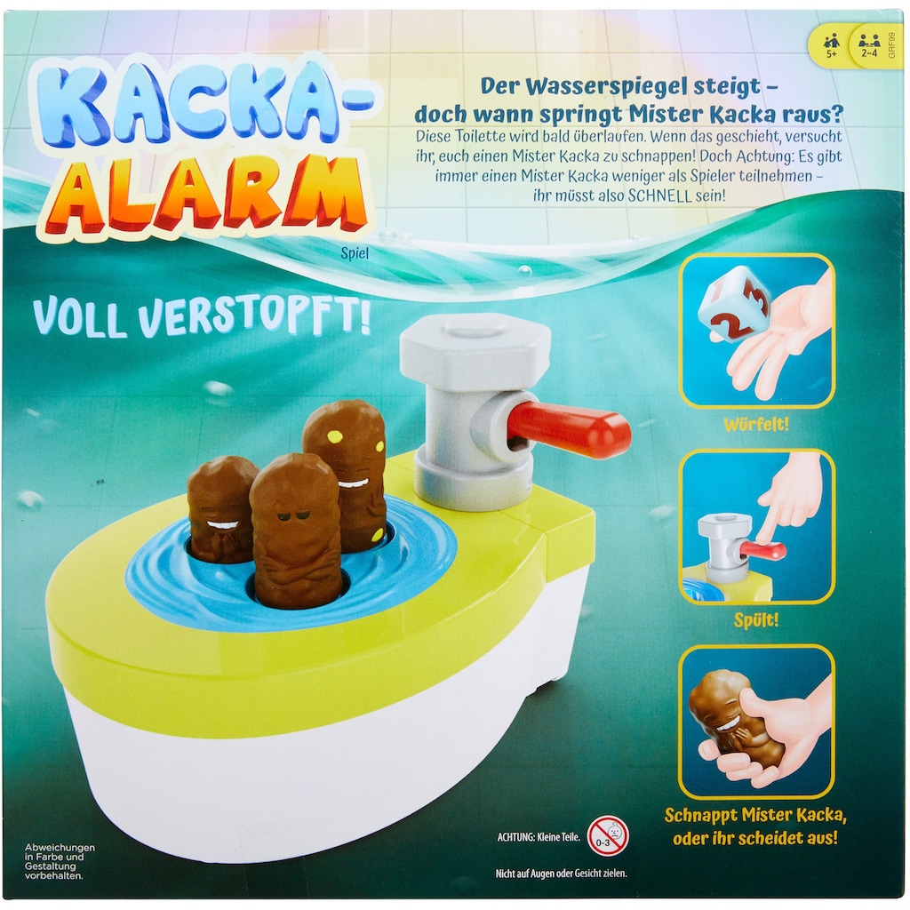 Mattel games Spiel »Kacka-Alarm Voll verstopft!«