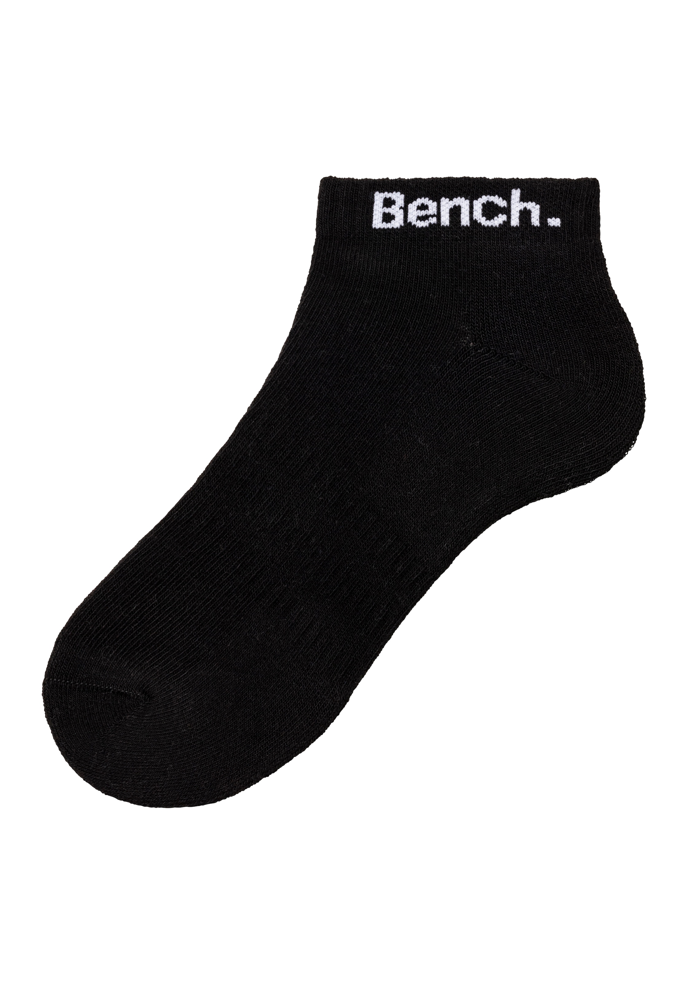 Bench. Sportsocken, (Packung, 12 Paar), Tennis Kurzsocken mit Halbfußfrottee