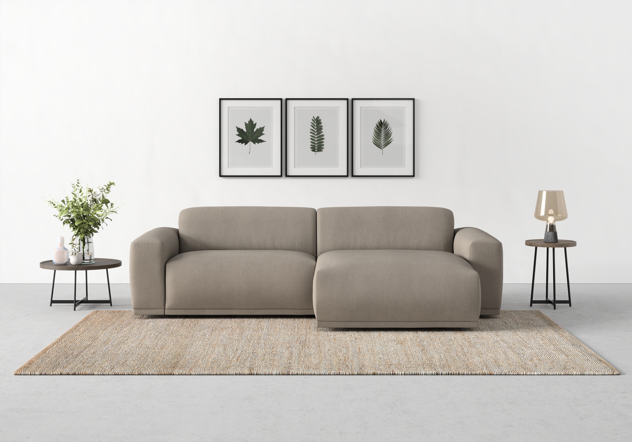 TRENDMANUFAKTUR Ecksofa »Braga, mit hochwertigem Kaltschaum, L-Form, in Cor günstig online kaufen