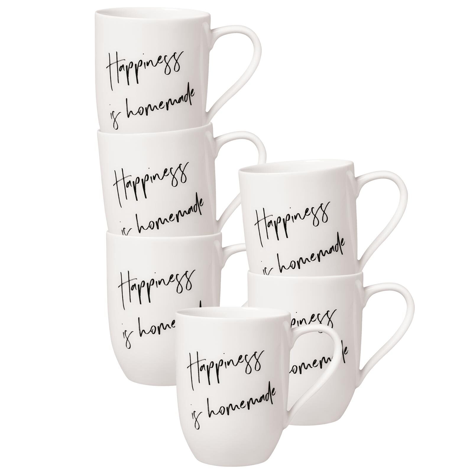 Villeroy & Boch Becher »Becher mit Henkel 'Happiness is Homemade' Statement günstig online kaufen