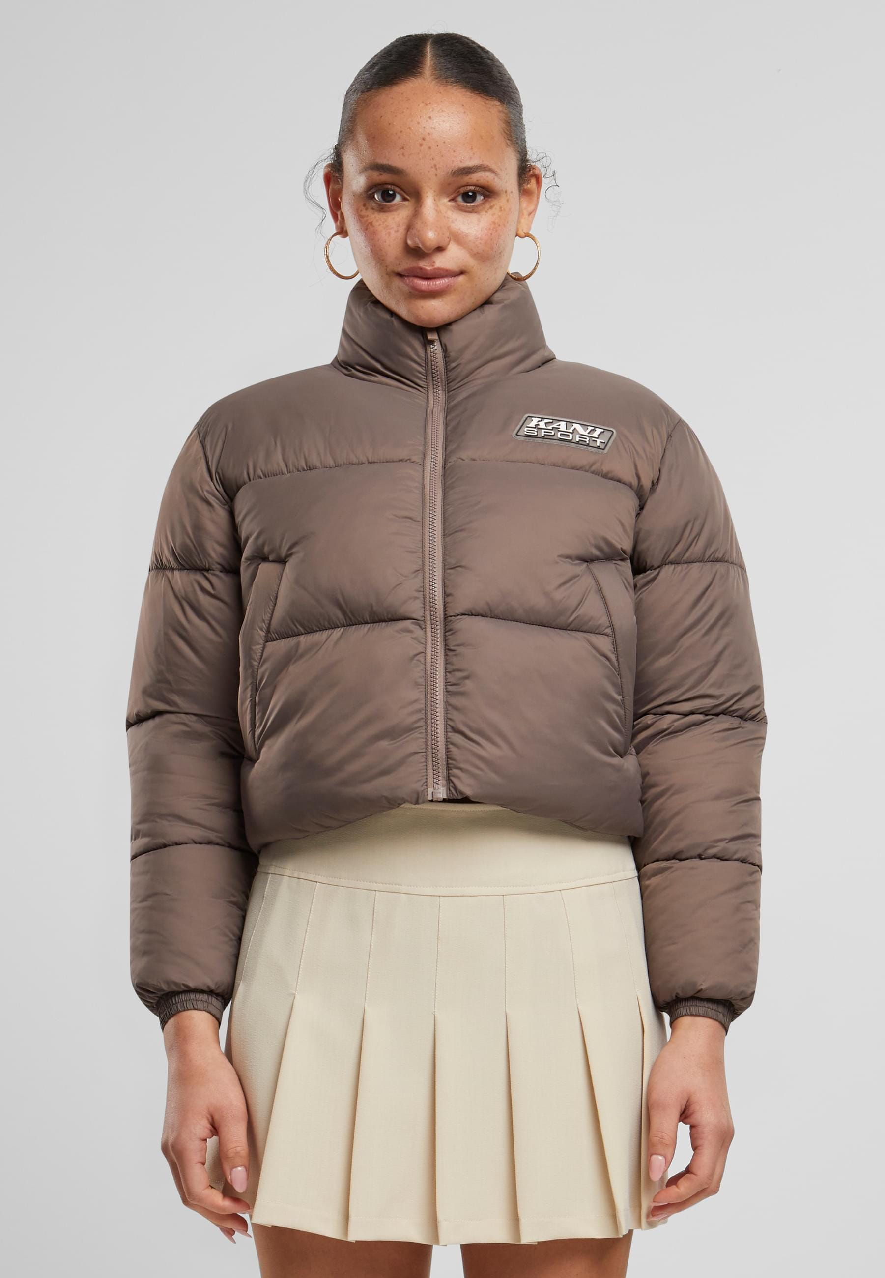Karl Kani Winterjacke »Karl Kani Karl Kani Sport Patch Crop Puffer Jacket« 1 Stk. tlg. ohne Kapuze