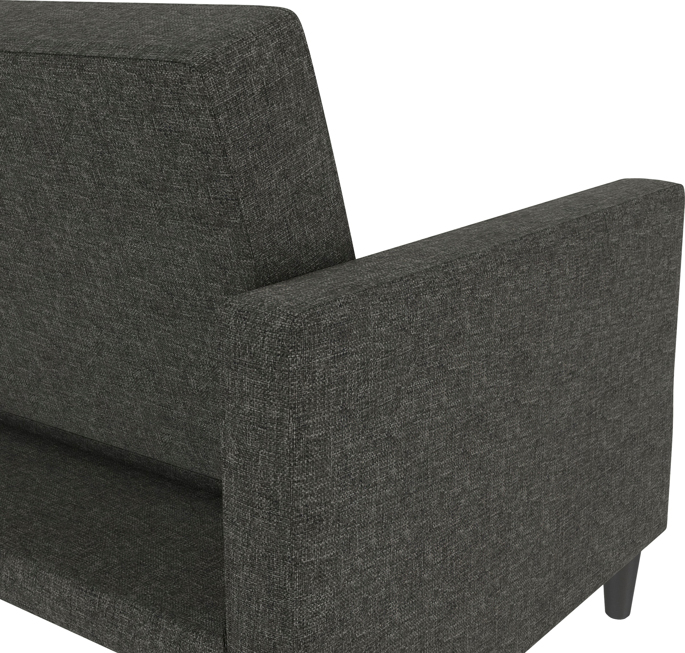 Dorel Home 3-Sitzer »Hartford II«, Bettfunktion, Rückenlehne 2-teilig, 3-fach verstellbar, Sitzhöhe 43 cm
