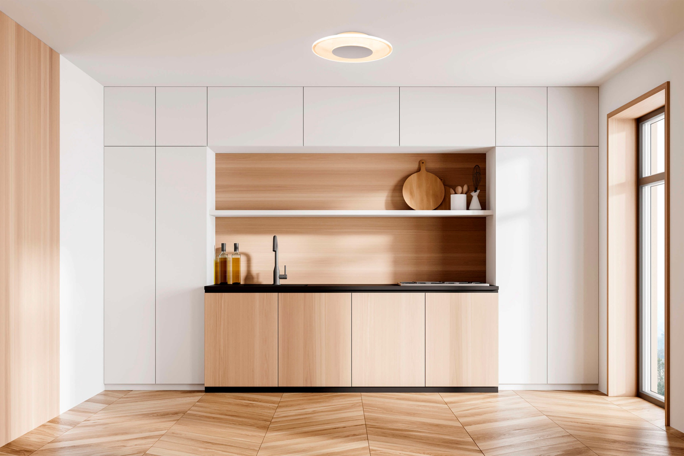 näve LED Deckenleuchte »Modesto«, 1 flammig, Leuchtmittel LED-Modul   LED f günstig online kaufen
