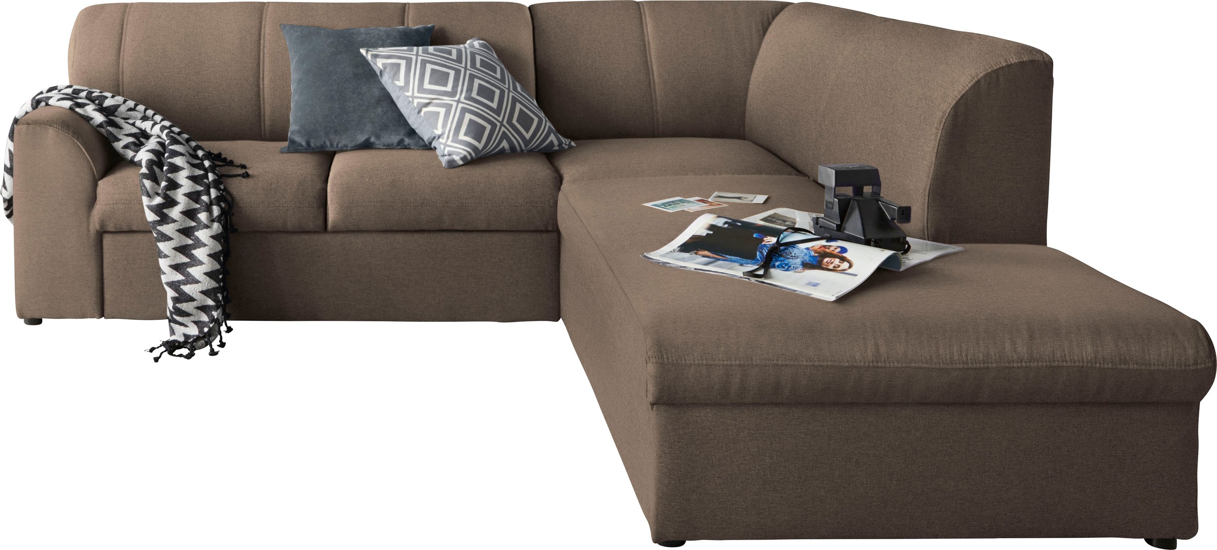 DOMO collection Ecksofa »Topper zeitlos elegant, kompakte Stellmaße, OTTOs günstig online kaufen