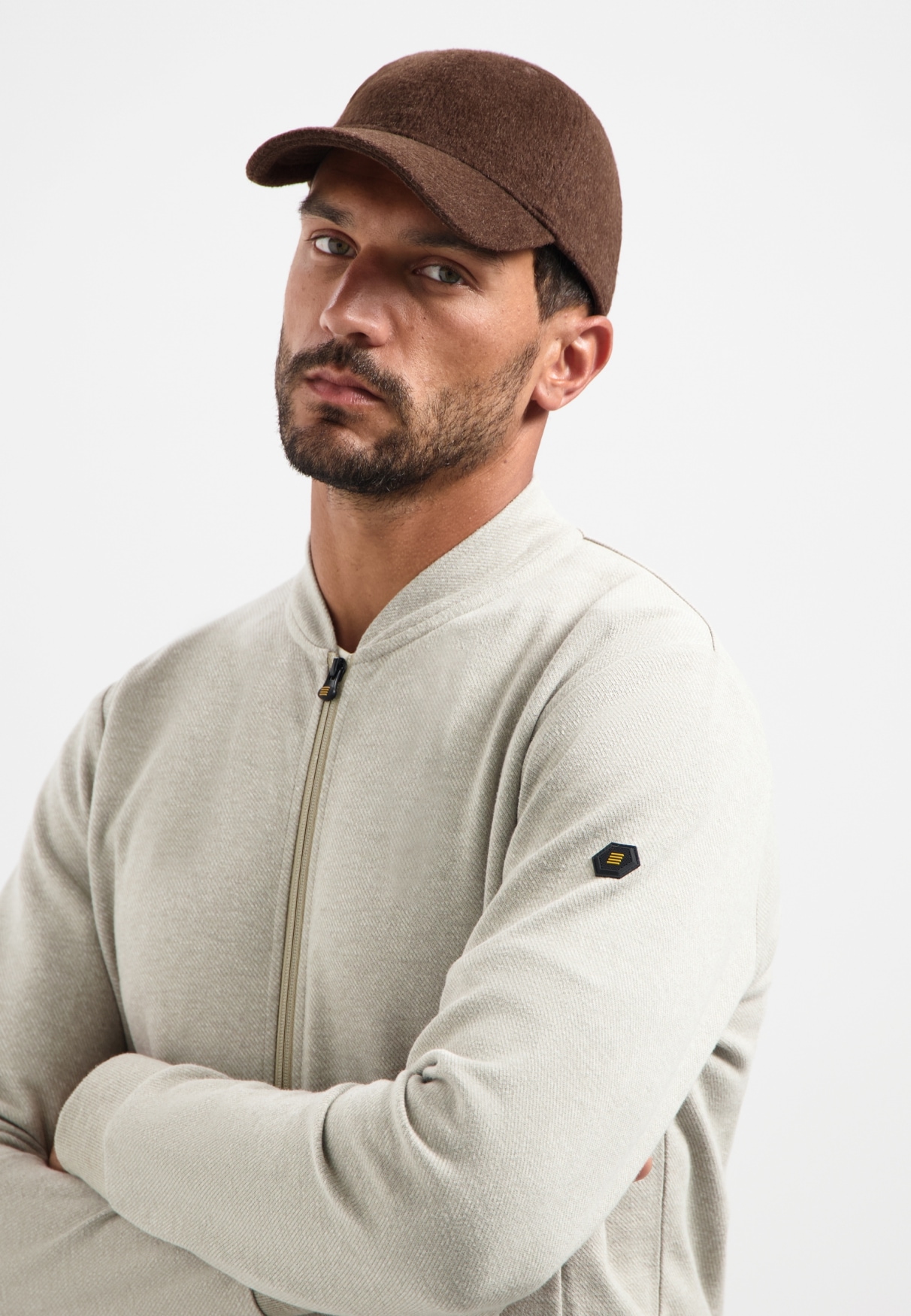 NO EXCESS Sweater »No Excess Weiche Sweatjacke«
