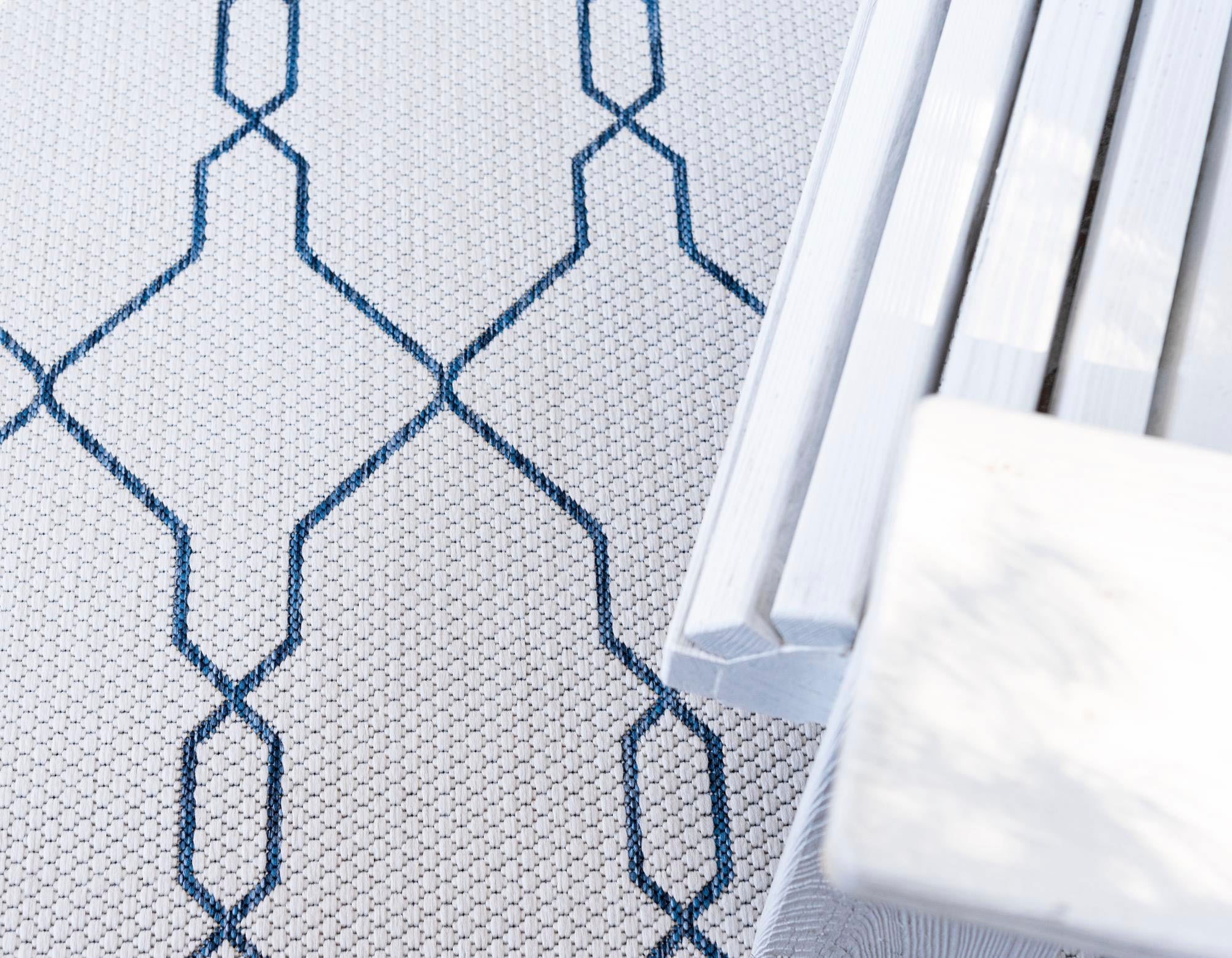 Myflair Möbel & Accessoires Teppich »Outdoor Crosses Lagerräumung«, rechteckig, 4 mm Höhe, Flachgewebe, In- und Outdoor geeignet