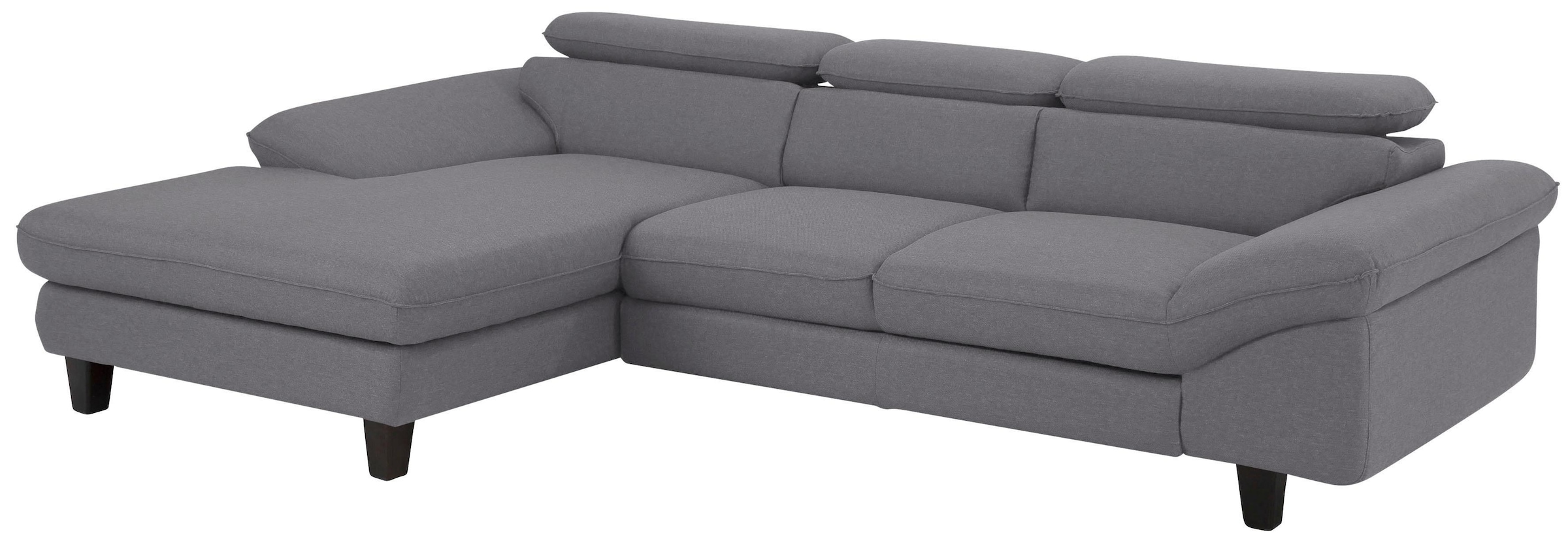 Home affaire Ecksofa »Pilot L-Form«, mit Kopfteilverstellung, wahlweise mit Bettfunktion & Bettkasten