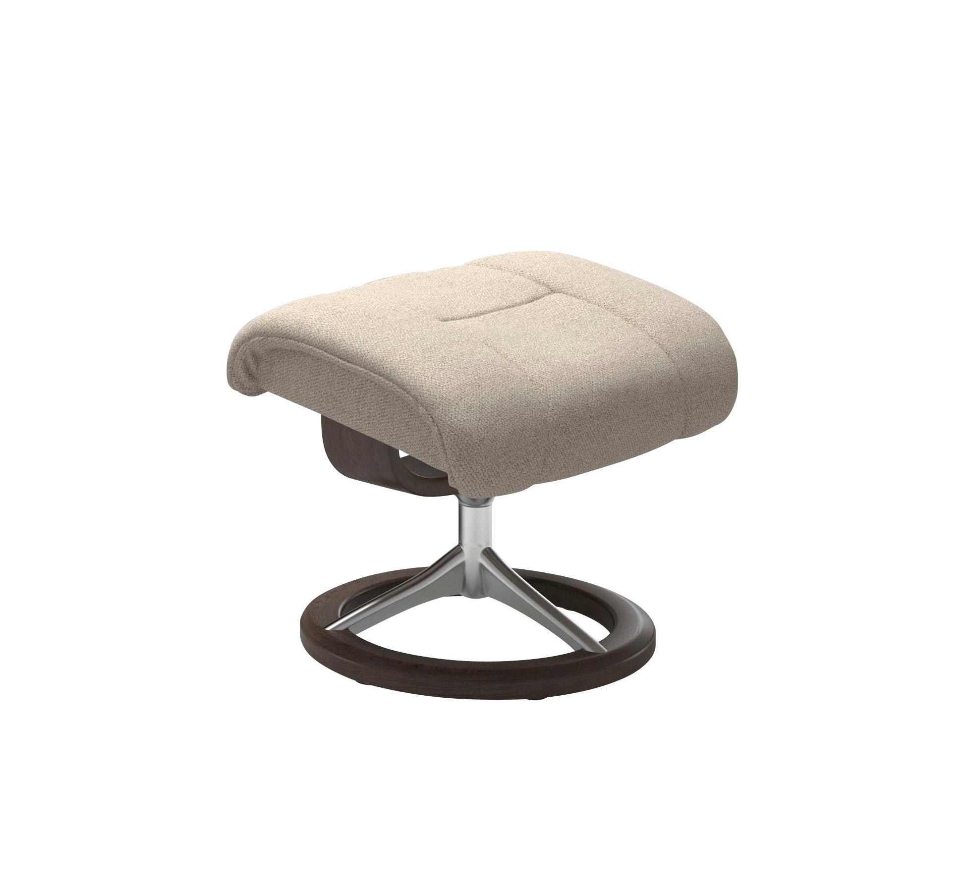 Stressless® Relaxsessel »Reno«, (Set, Relaxsessel mit Hocker), mit Hocker, mit Signature Base, Größe S, M & L, Gestell Wenge