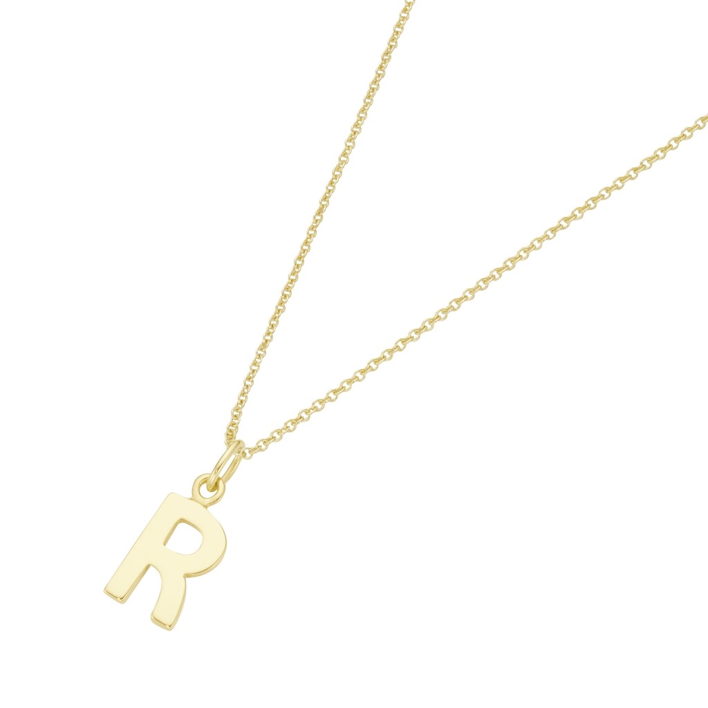 Luigi Merano Kette mit Anhänger »Anhänger Buchstabe R Gold 585« Luigi Merano Kette mit Anhänger »Anhänger Buchstabe R Gold 585«