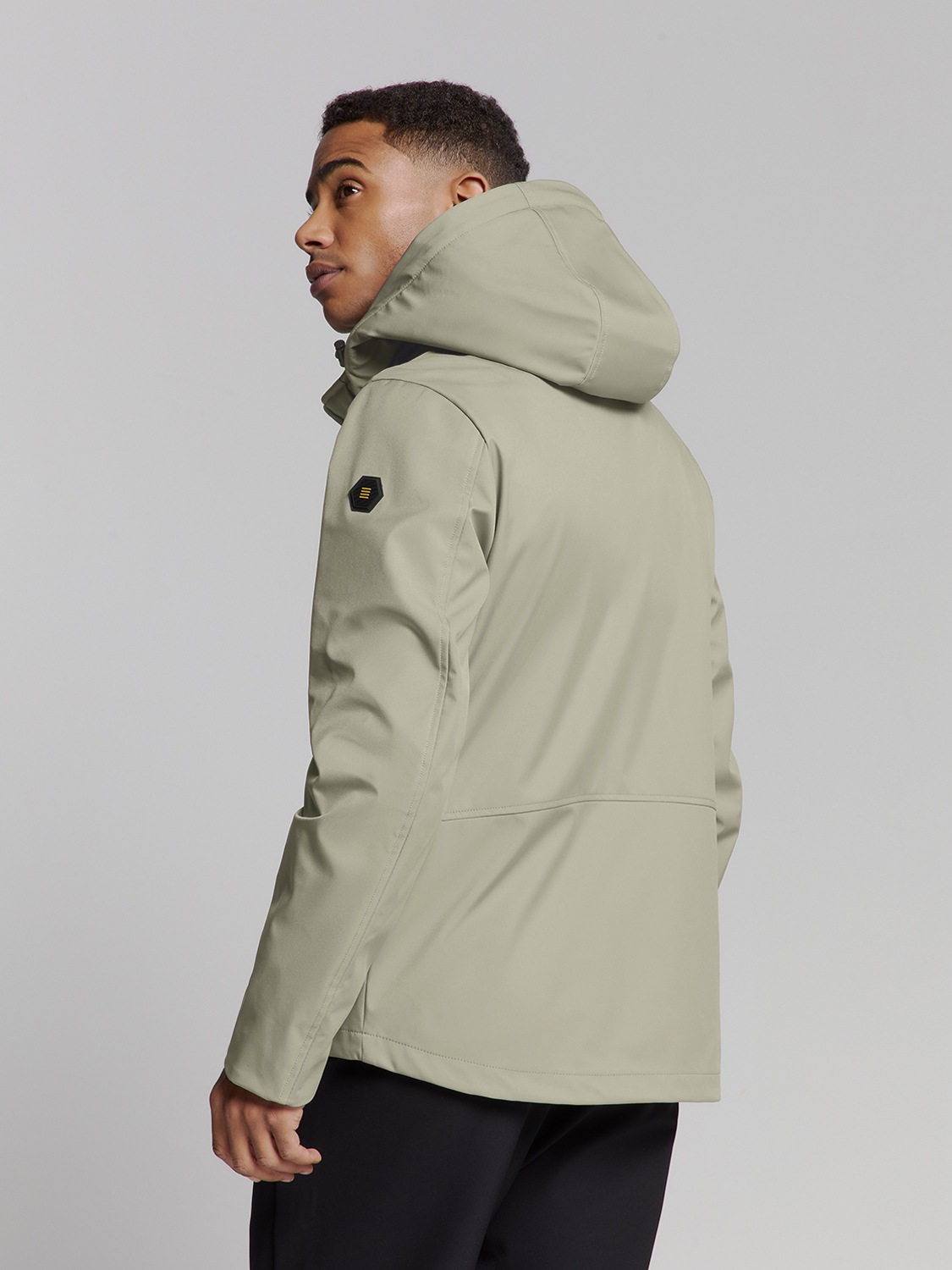 NO EXCESS Kurzjacke »No Excess Jacke mit abnehmbarer kapuze«