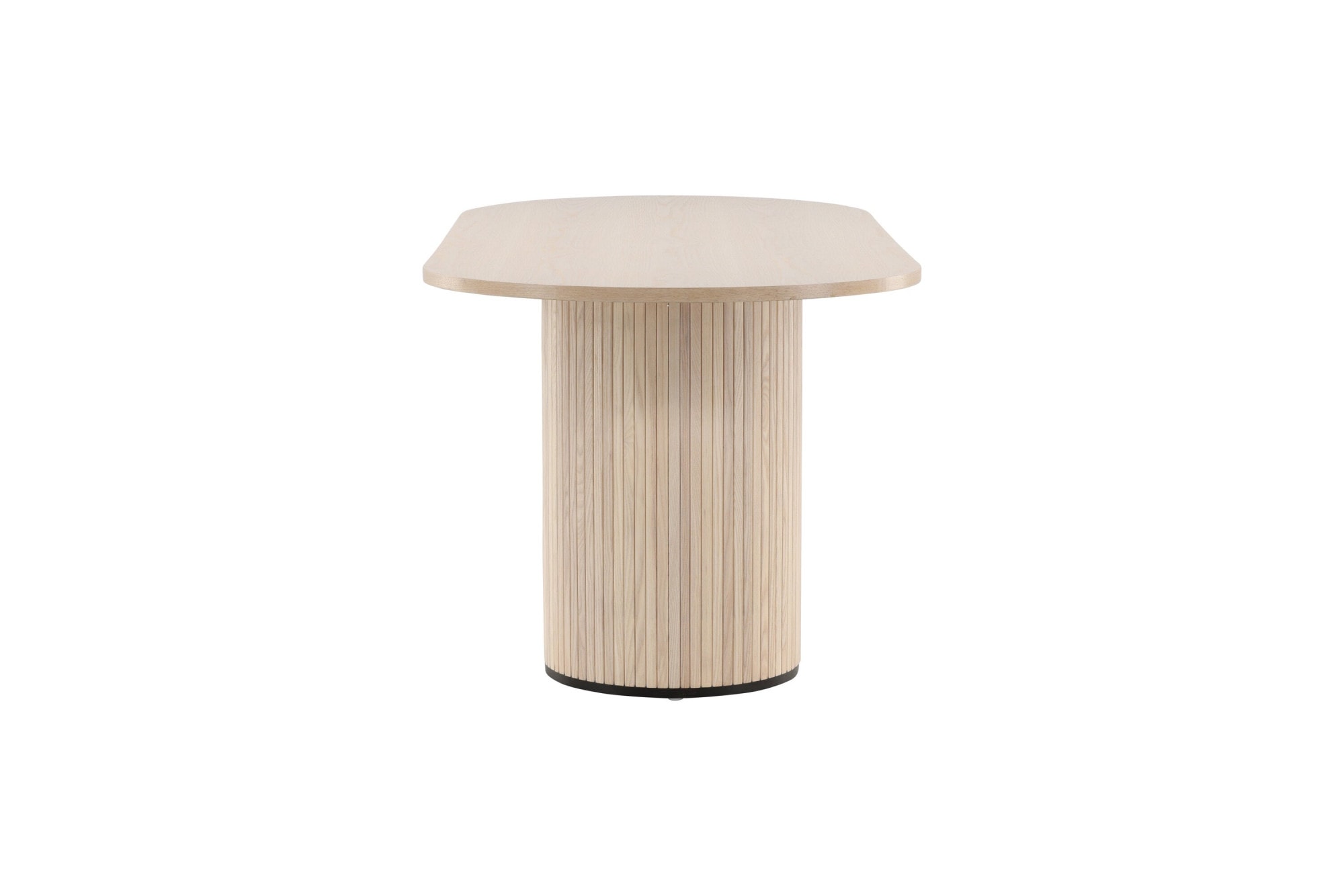 Venture Home Esstisch »Bianca, ovaler Esstisch mit Furnier-Veredelung, 200 × 90 cm« Esszimmertisch, MDF, Holzfurnier-Optik, oval, geräumig, modern