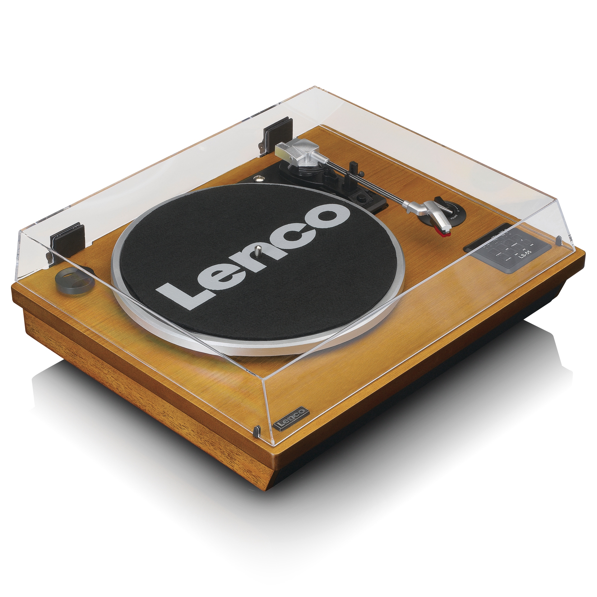 Lenco Plattenspieler »LS-55WA - BT, USB, MP3, Lautsprecher«