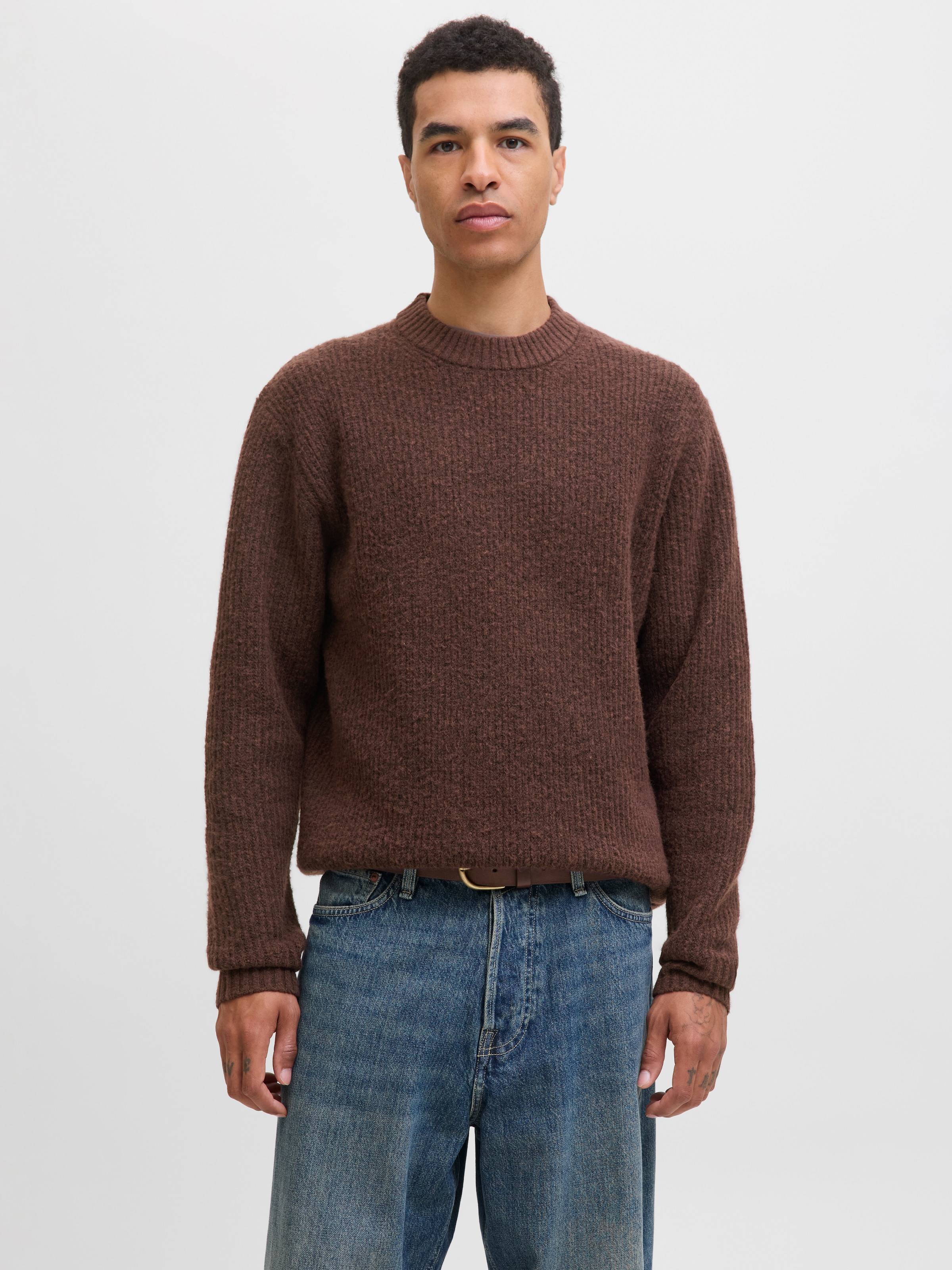 Jack & Jones Strickpullover »JORYORK OLLIE KNIT CREW NECK«