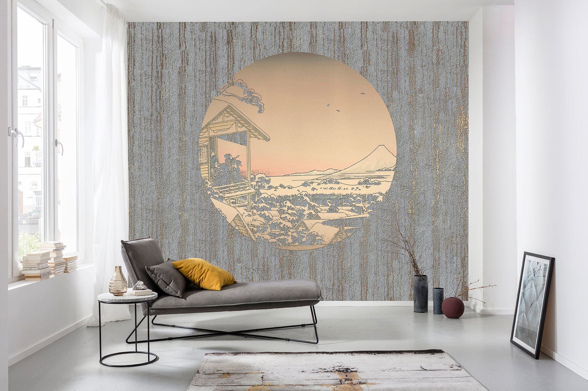 Komar Vliestapete »Digitaldruck Vlies - Land of Gold - Größe 300 x 280 cm«, bedruckt, Wohnzimmer, Schlafzimmer
