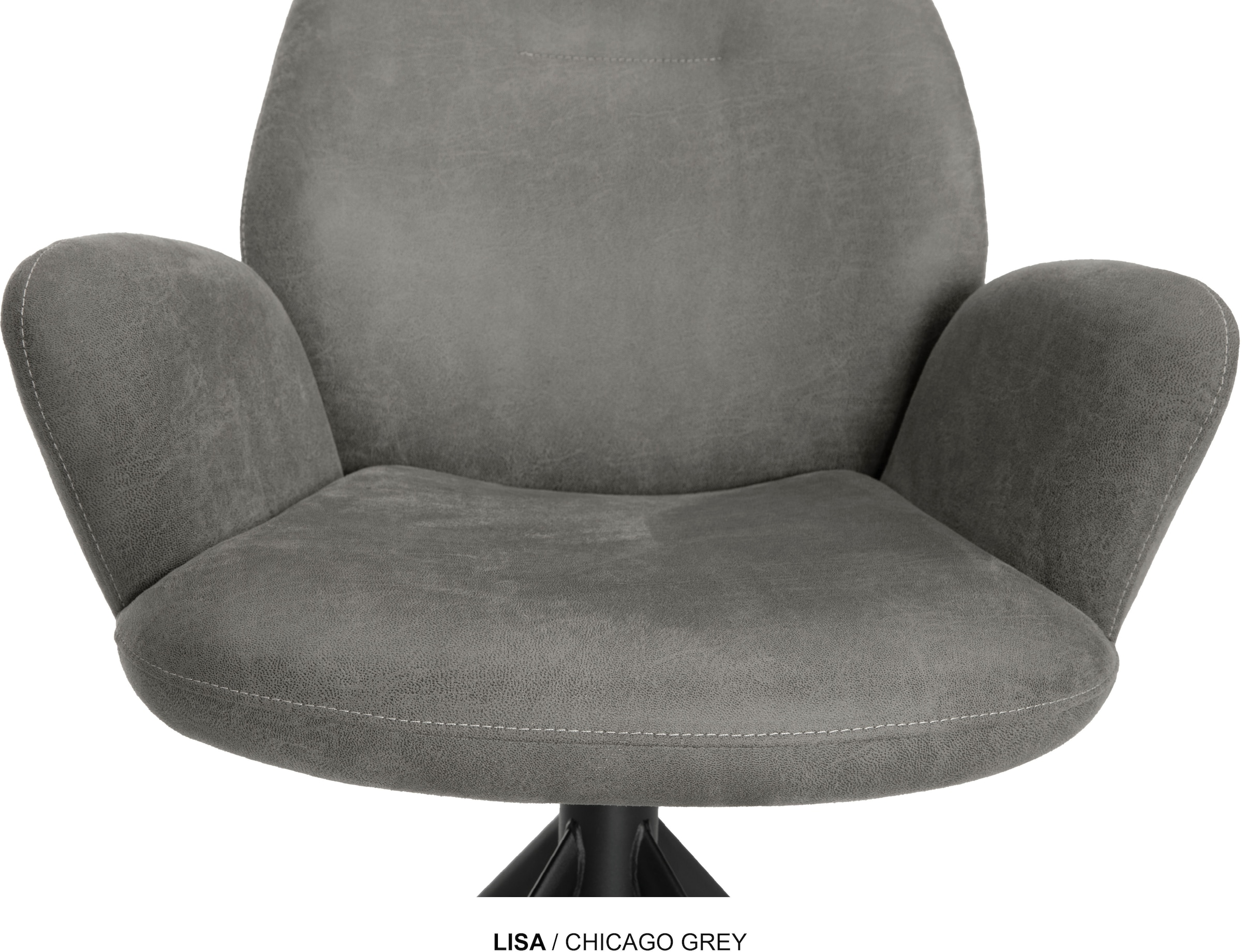 OMG Design Esszimmerstuhl »Lisa« (Set) 1 Stk.Drehstuhl mit auto-return, Armlehnenstuhl