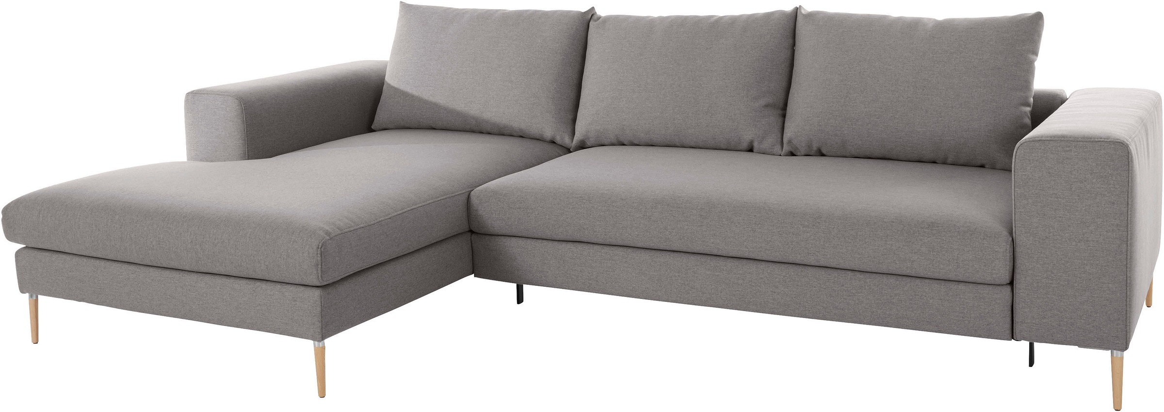 OTTO products Polsterecke »Finnja, softer, legerer Sitzkomfort, bequem, zeitloses Design, L-Form«