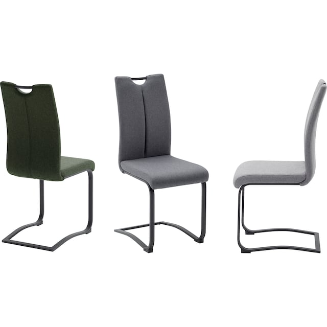 MCA furniture Freischwinger »Sambia«, (Set), 4 St., 4-er Set, Stuhl mit  Stoffbezug und Griffloch, belastbar bis 120 kg online bestellen