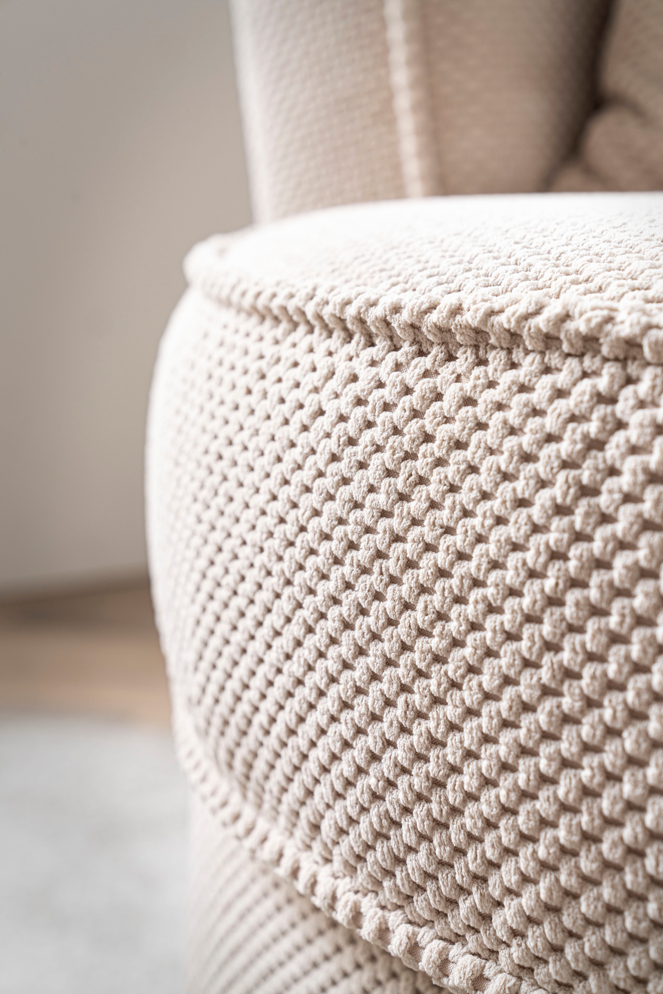 Leonique Drehsessel »MAISIE, Love Seat XXL, Lese-Sessel BIG-«, Sessel in MEGA CORD u. Web-Velours, 360 Grad drehbar