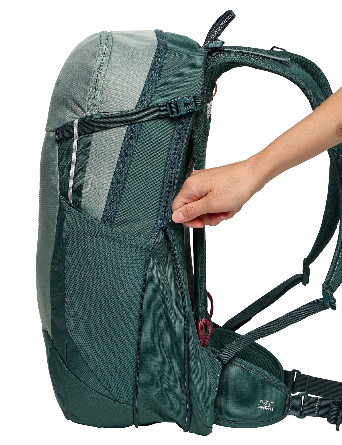 VAUDE Rucksack »Wizard 18+4« mit zwei seitlichen Netztaschen, inklusive Regenhülle