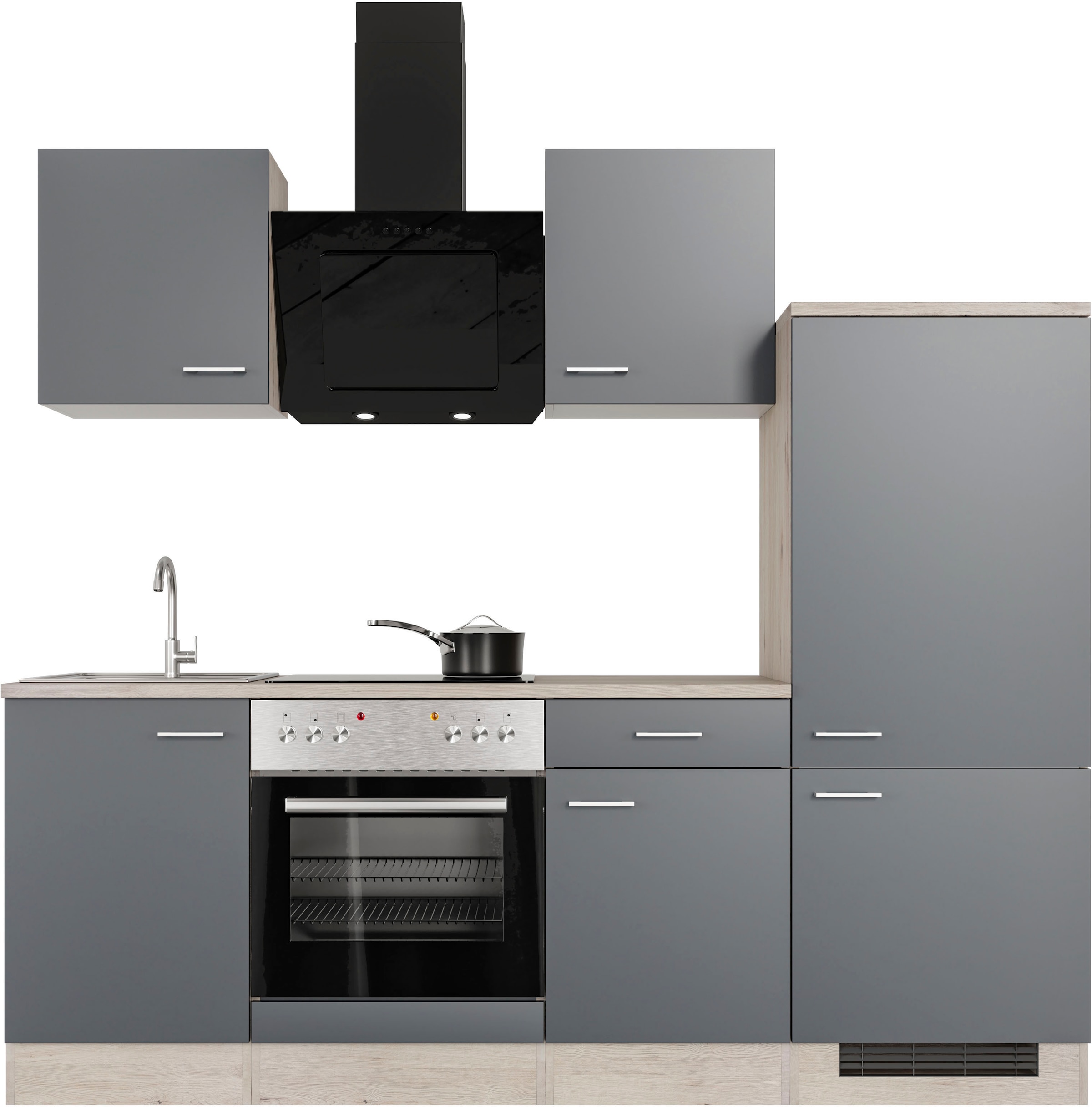 Flex-Well Küche »Morena«, mit E-Geräten, Breite 220 cm, in vielen  Farbvarianten erhältlich kaufen | Umbauschränke