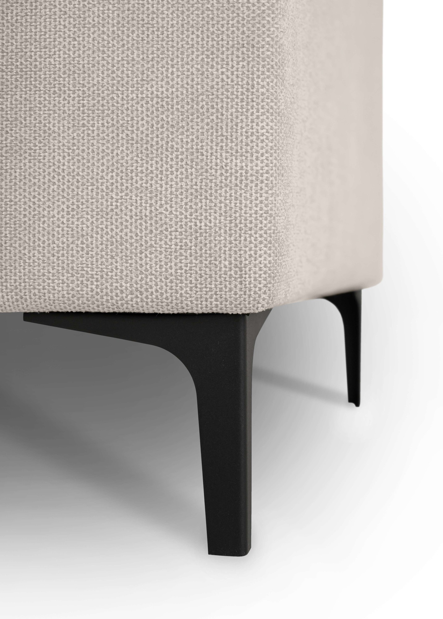 Home affaire Ecksofa »Tournon, L-Form, Breite 262 cm, Webstoff, Chenille«, Designsofa im nordischen Stil, Wellenunterfederung, Metallfüße