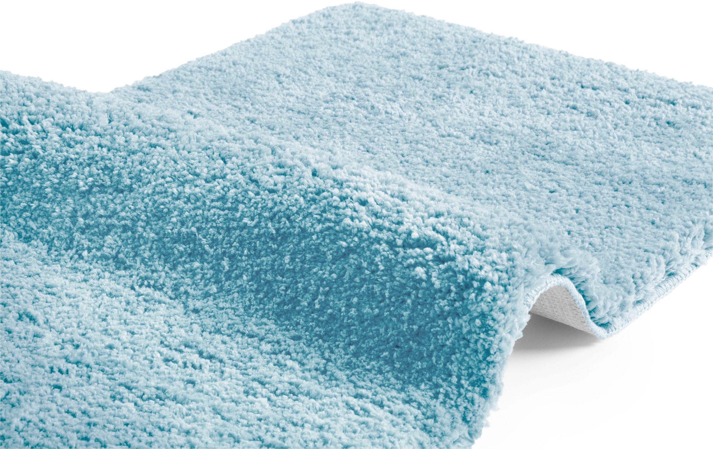 my home Badematte »Sanremo, Badvorleger, Badezimmer Teppich, sehr weich« Höhe 30 mm rutschhemmend beschichtet fußbodenheizungsgeeignet | schnell trocknend Badteppich, unifarben, rechteckig, rund & als 3-tlg. Set erhältlich