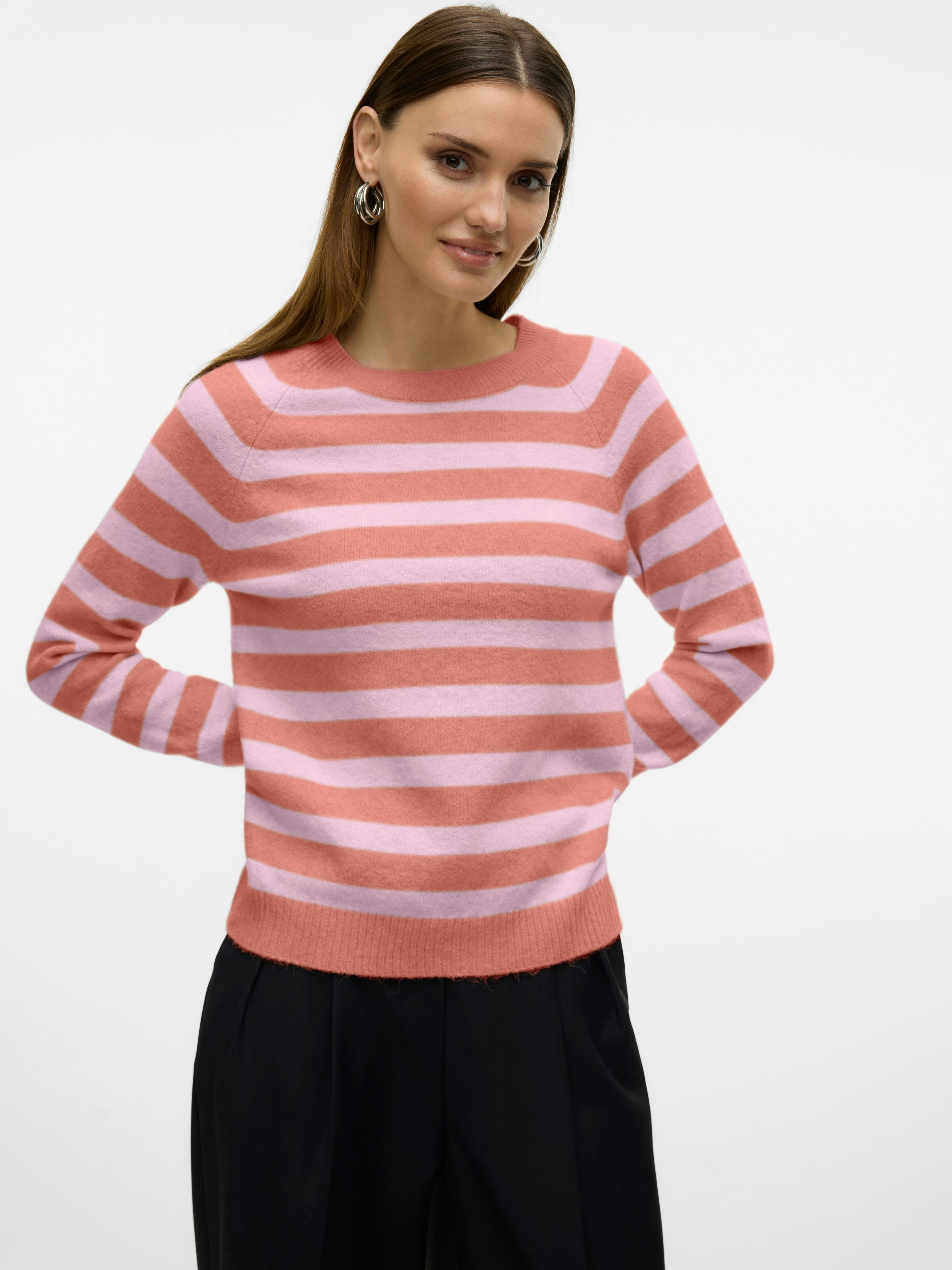 Vero Moda Rundhalspullover »VMDOFFY LS O-NECK BLOUSE GA NOOS«