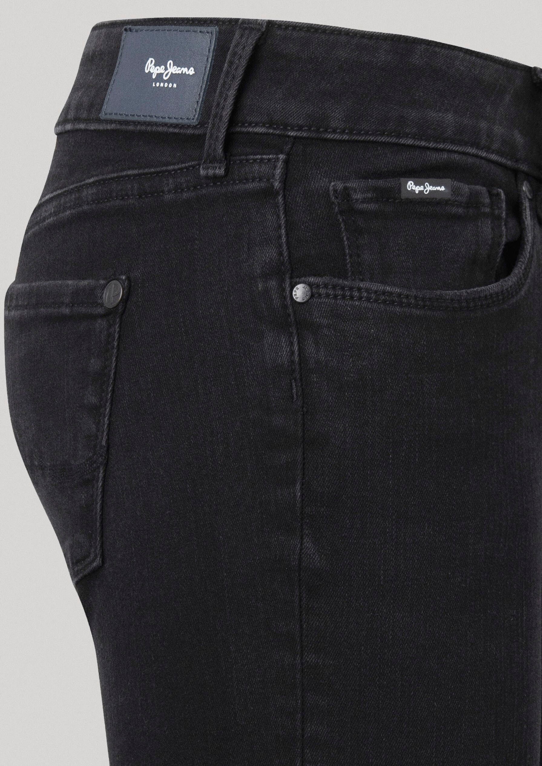 Pepe Jeans Skinny-fit-Jeans »SOHO«, bequem Stretch-Anteil 5-Pocket-Stil kaufen im Bund mit 1-Knopf und