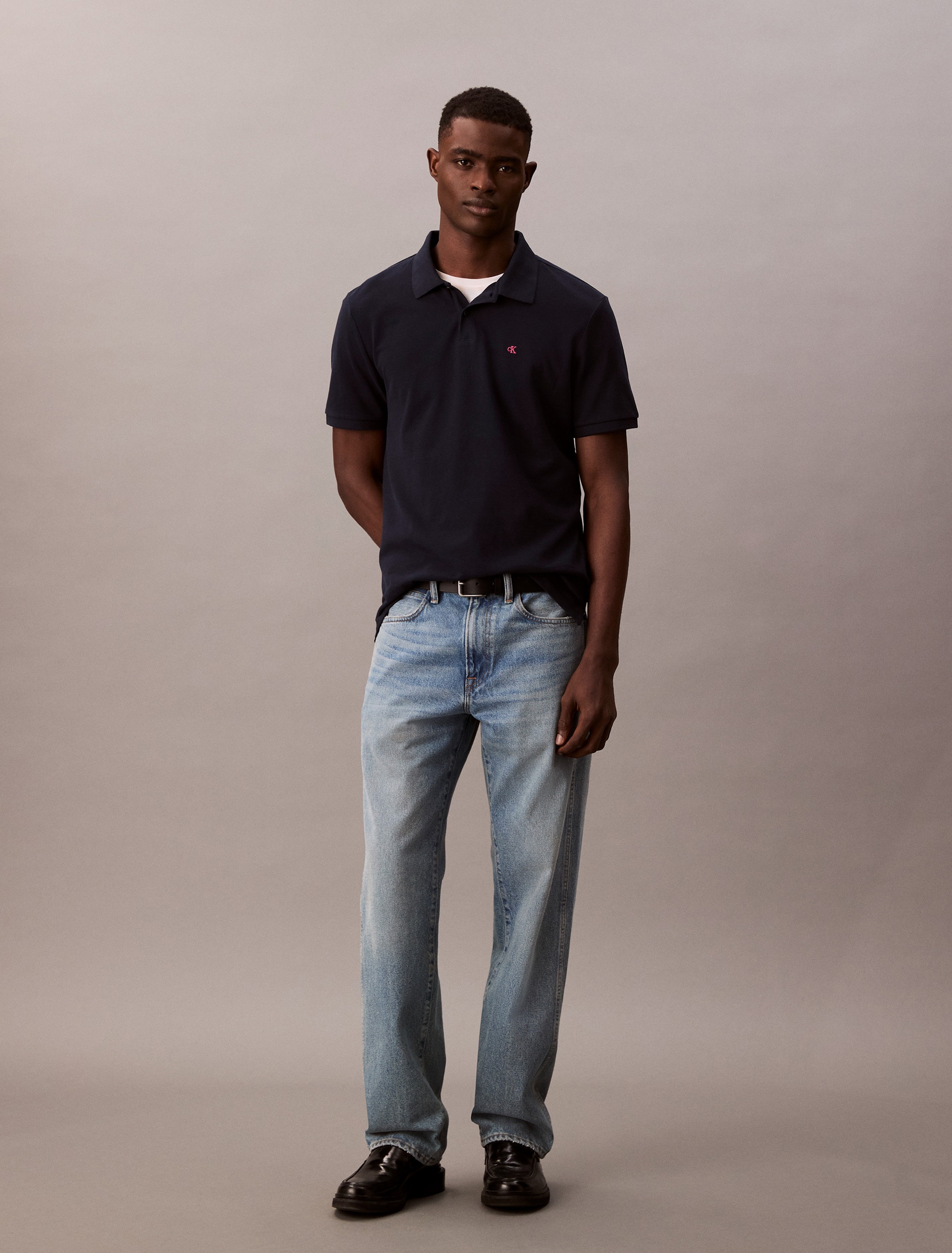 Calvin Klein Jeans Poloshirt »SS CASUAL PIQUE CLASSIC POLO«, Mit Rundhalsausschnitt