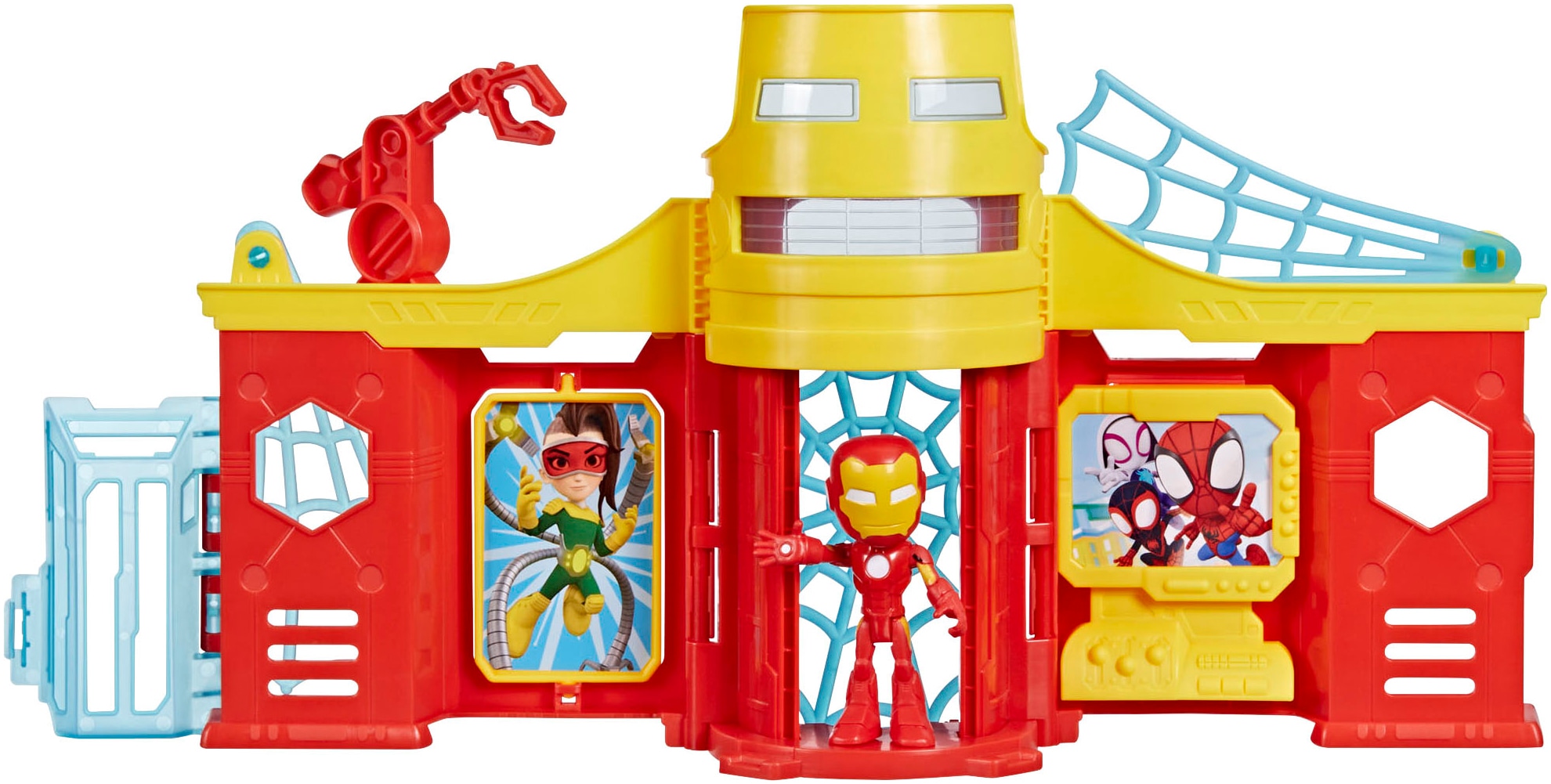 Hasbro Spielwelt »Marvel Spidey und seine Super-Freunde, Iron Mans Turm«, inklusive Figur