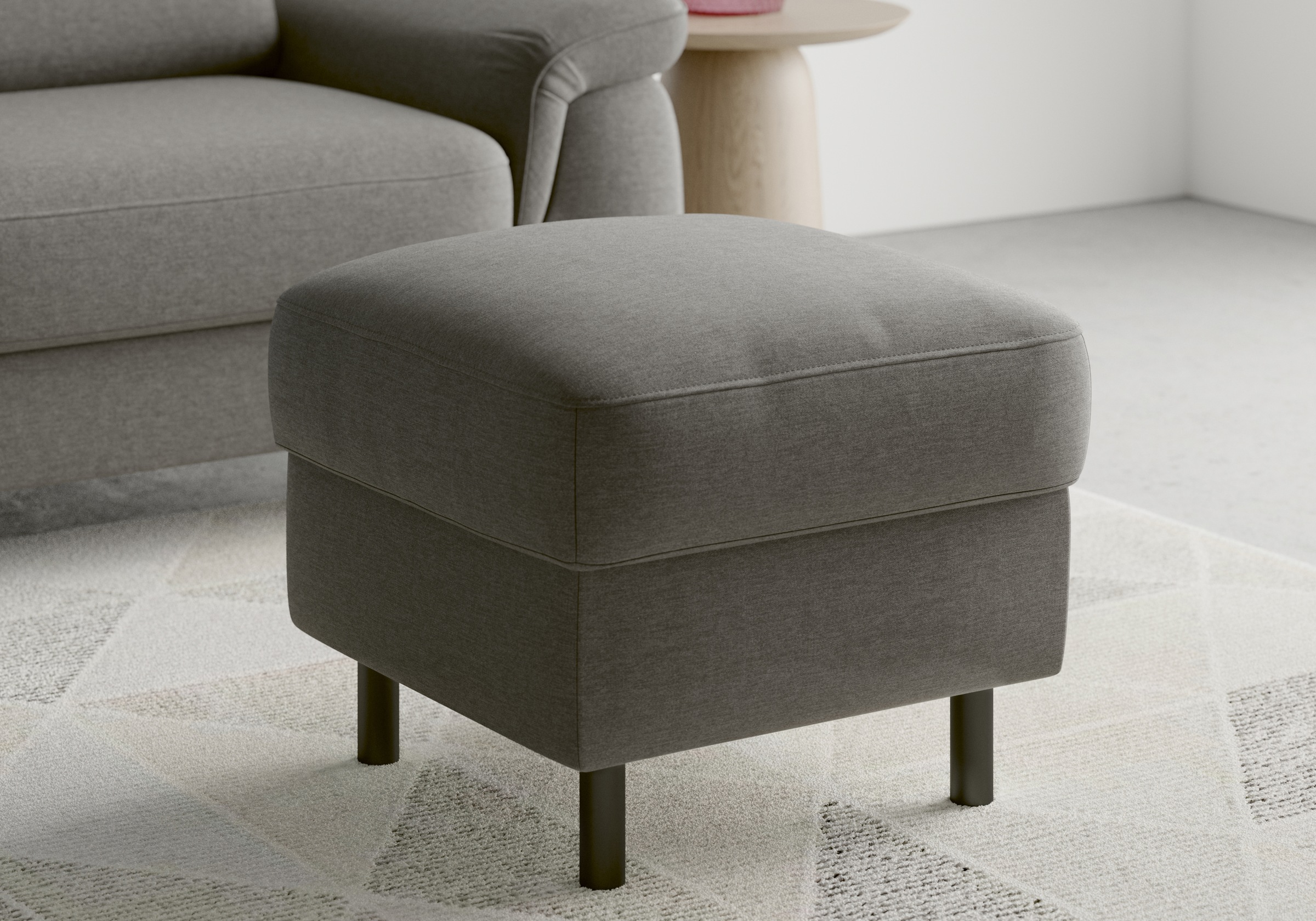 sit&more Stauraumhocker »Sinatra«, Sitzfläche ist abnehmbar, mattschwarze Metallfüße