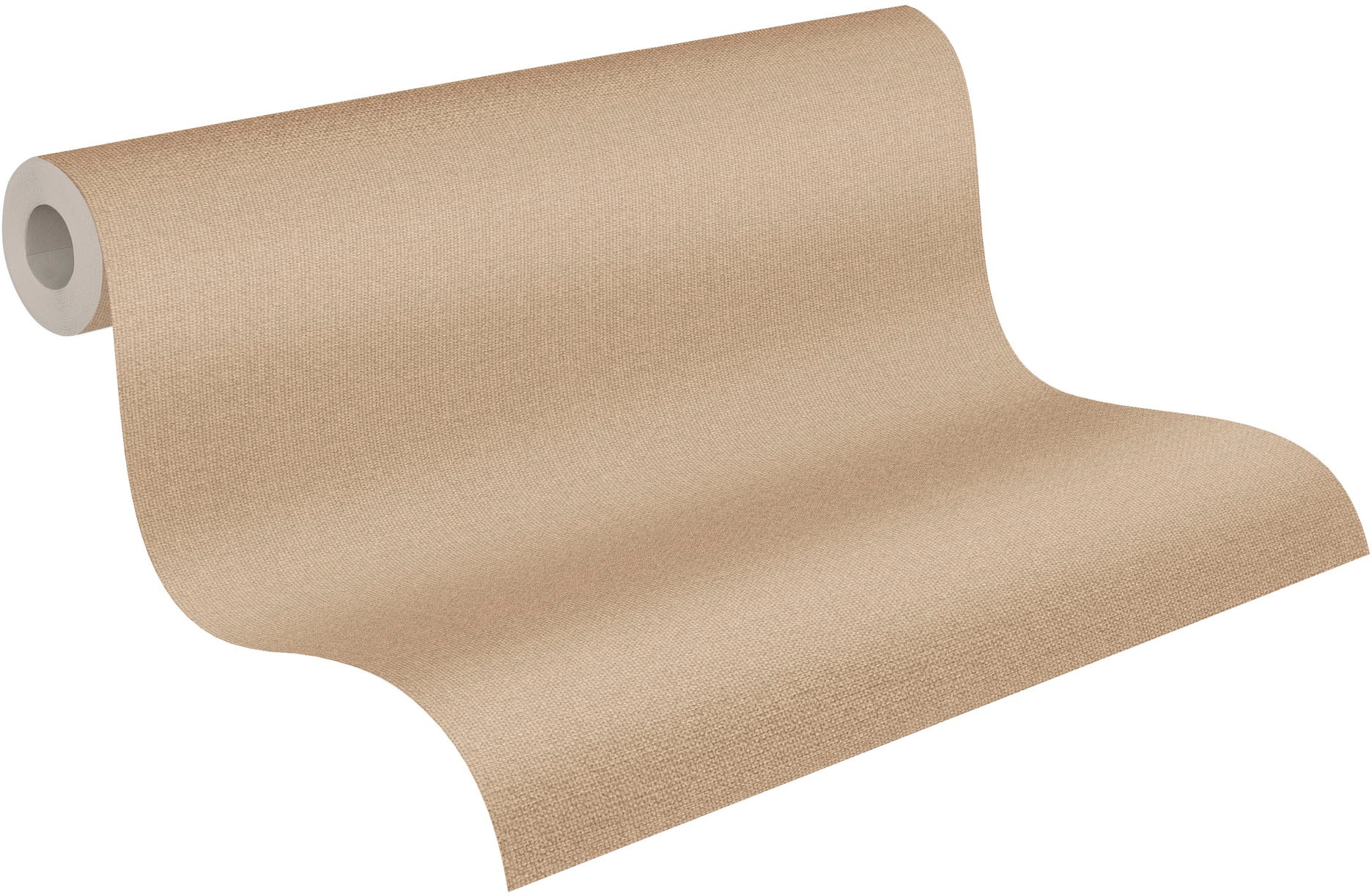 A.S. Création Vliestapete »Nara Einfarbig«, matt-gemustert-neutral, Unitapete Tapeten Wohnzimmer Schlafzimmer Küche modern Flur Design